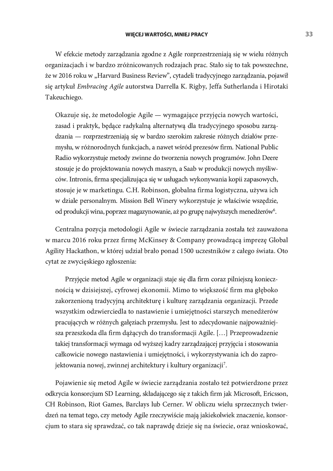 Fragment „Era Agile. O tym, jak sprytne firmy kształtują swoją efektywność” — strona 15 z 30