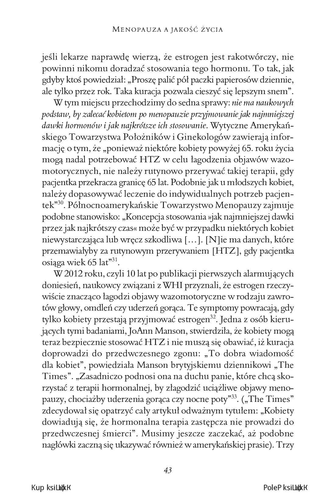 Fragment „Estrogen: kobieca siła. Dlaczego hormonalna terapia menopauzalna chroni zdrowie, wydłuża życie i dodaje sił” — strona 23 z 30