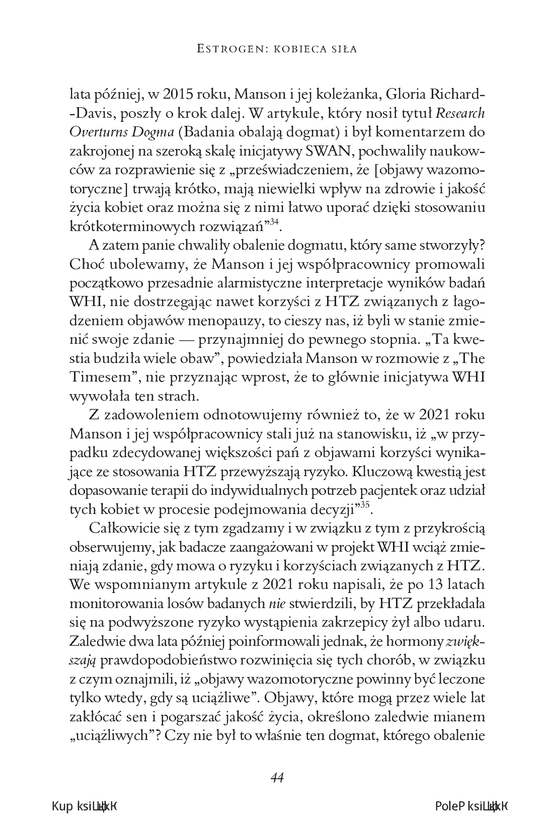 Fragment „Estrogen: kobieca siła. Dlaczego hormonalna terapia menopauzalna chroni zdrowie, wydłuża życie i dodaje sił” — strona 24 z 30