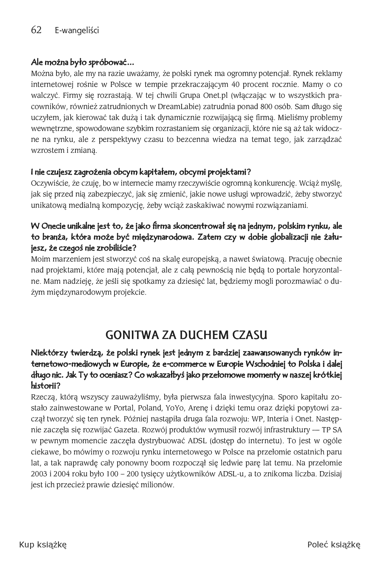 Fragment „E-wangeliści. Ucz się od najlepszych twórców polskiego internetu” — strona 14 z 17