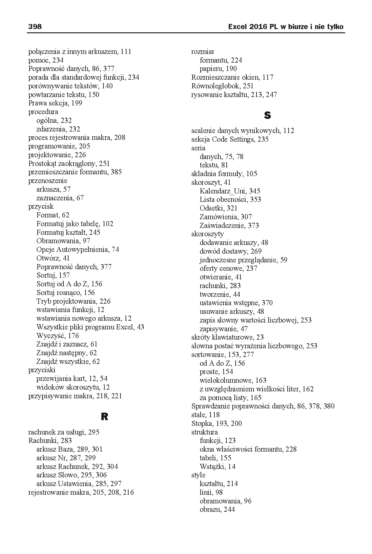 Fragment „Excel 2016 PL w biurze i nie tylko” — strona 28 z 30