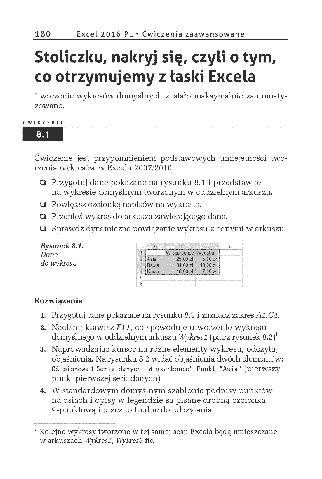 Fragment „Excel 2016 PL. Ćwiczenia zaawansowane” — strona 8 z 20