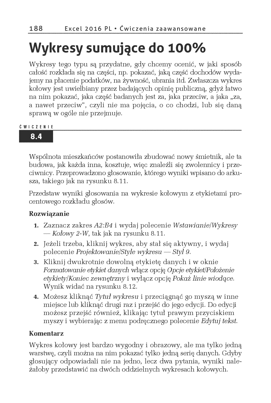 Fragment „Excel 2016 PL. Ćwiczenia zaawansowane” — strona 16 z 20