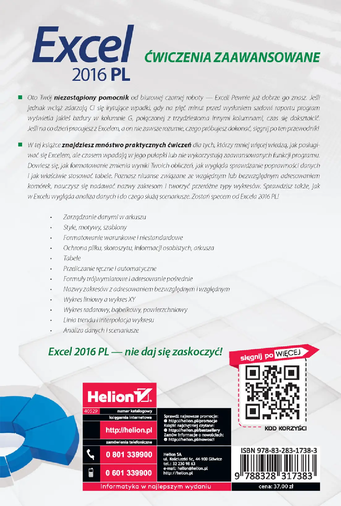 Fragment „Excel 2016 PL. Ćwiczenia zaawansowane” — strona 20 z 20