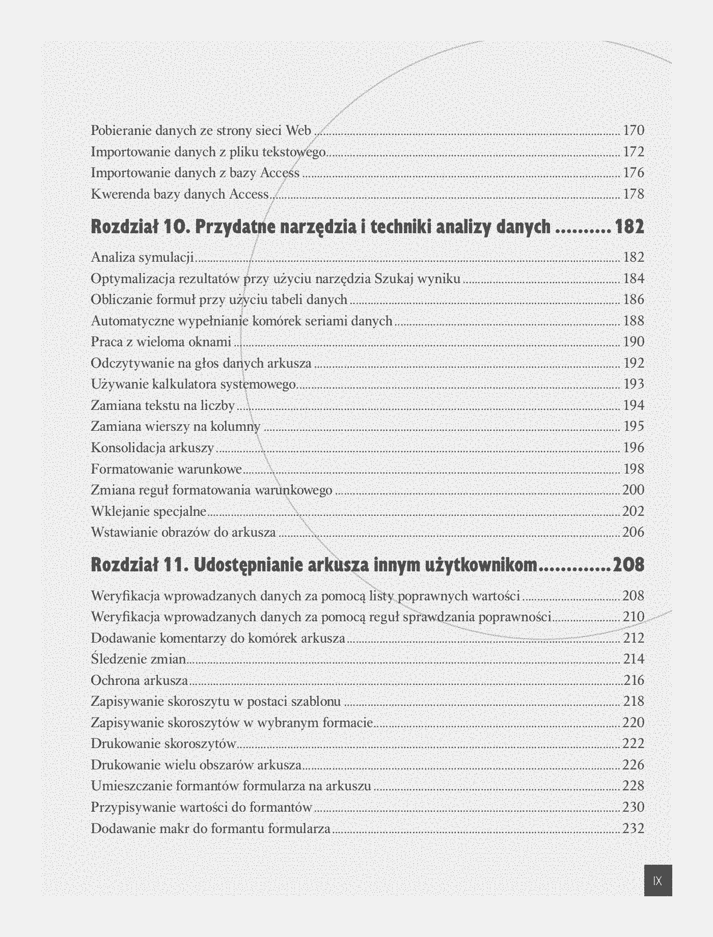 Fragment „Excel 2007 PL. Analiza danych, wykresy, tabele przestawne. Niebieski podręcznik” — strona 5 z 22