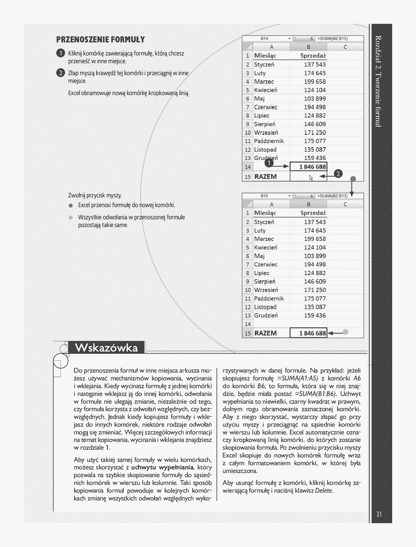 Fragment „Excel 2007 PL. Analiza danych, wykresy, tabele przestawne. Niebieski podręcznik” — strona 12 z 22