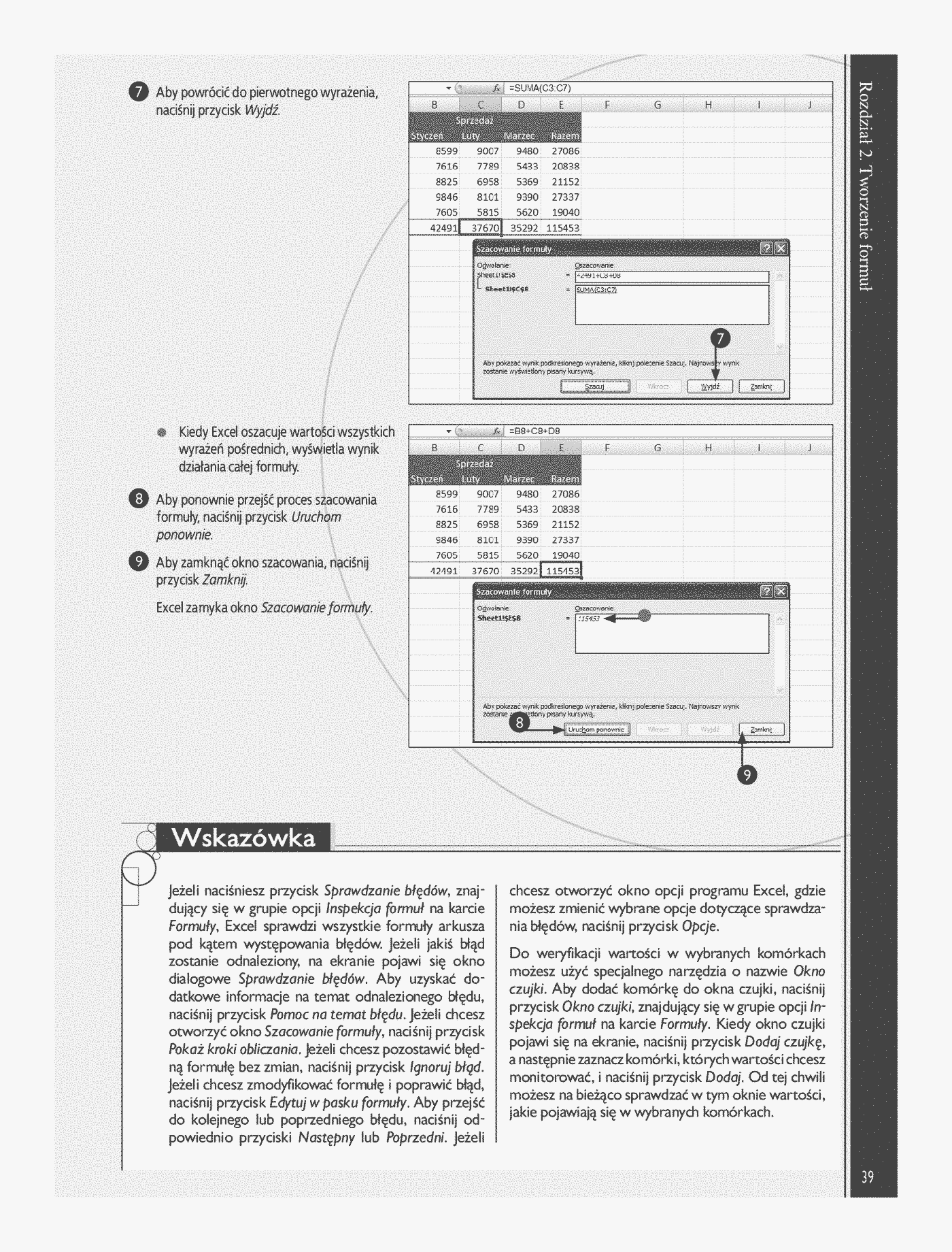 Fragment „Excel 2007 PL. Analiza danych, wykresy, tabele przestawne. Niebieski podręcznik” — strona 20 z 22
