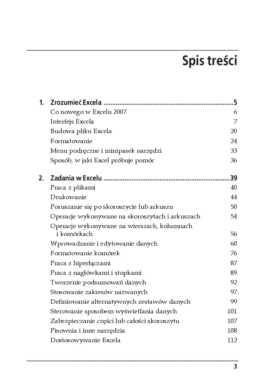 Fragment „Excel 2007 PL. Leksykon kieszonkowy. Wydanie II” — strona 2 z 30