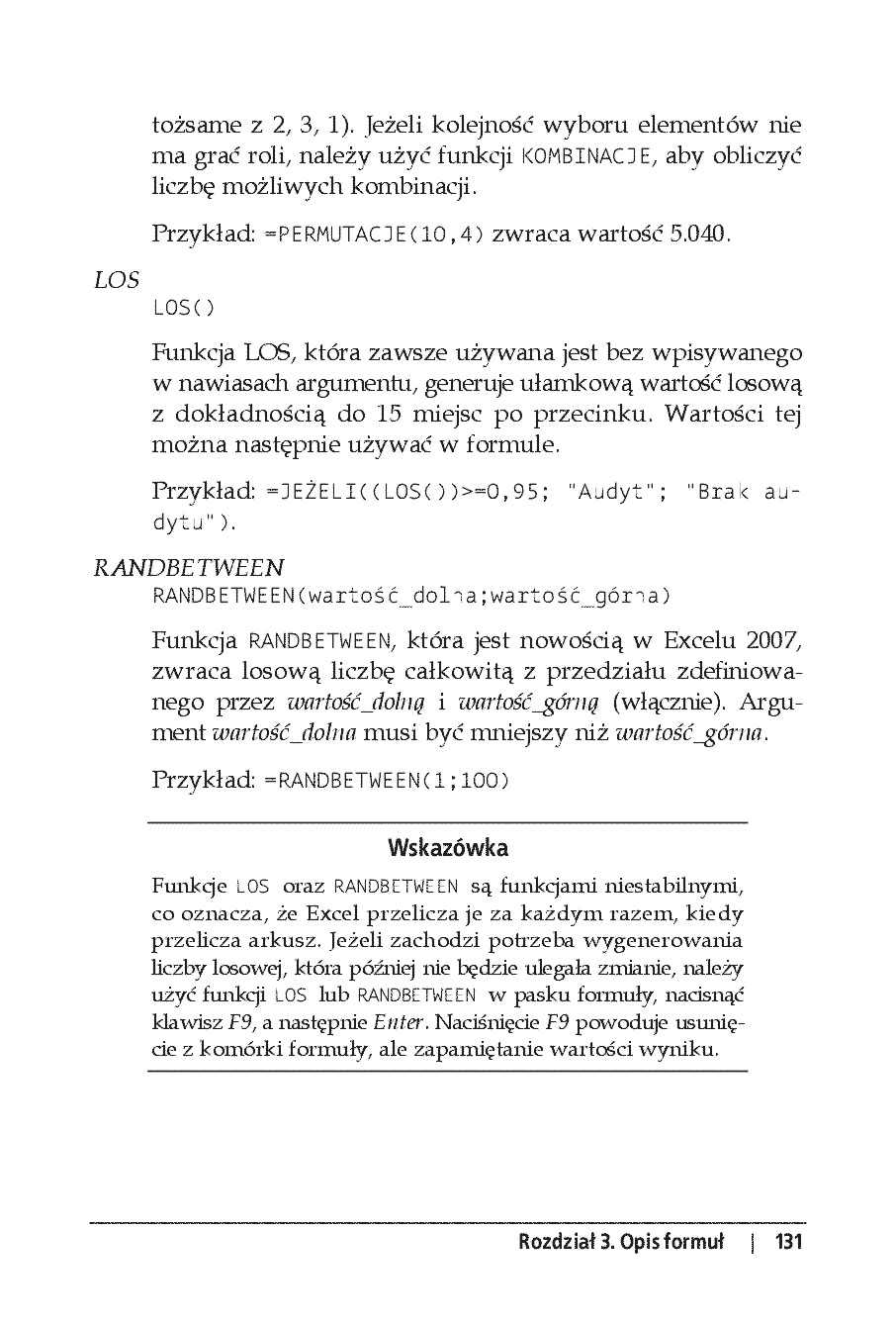 Fragment „Excel 2007 PL. Leksykon kieszonkowy. Wydanie II” — strona 7 z 30