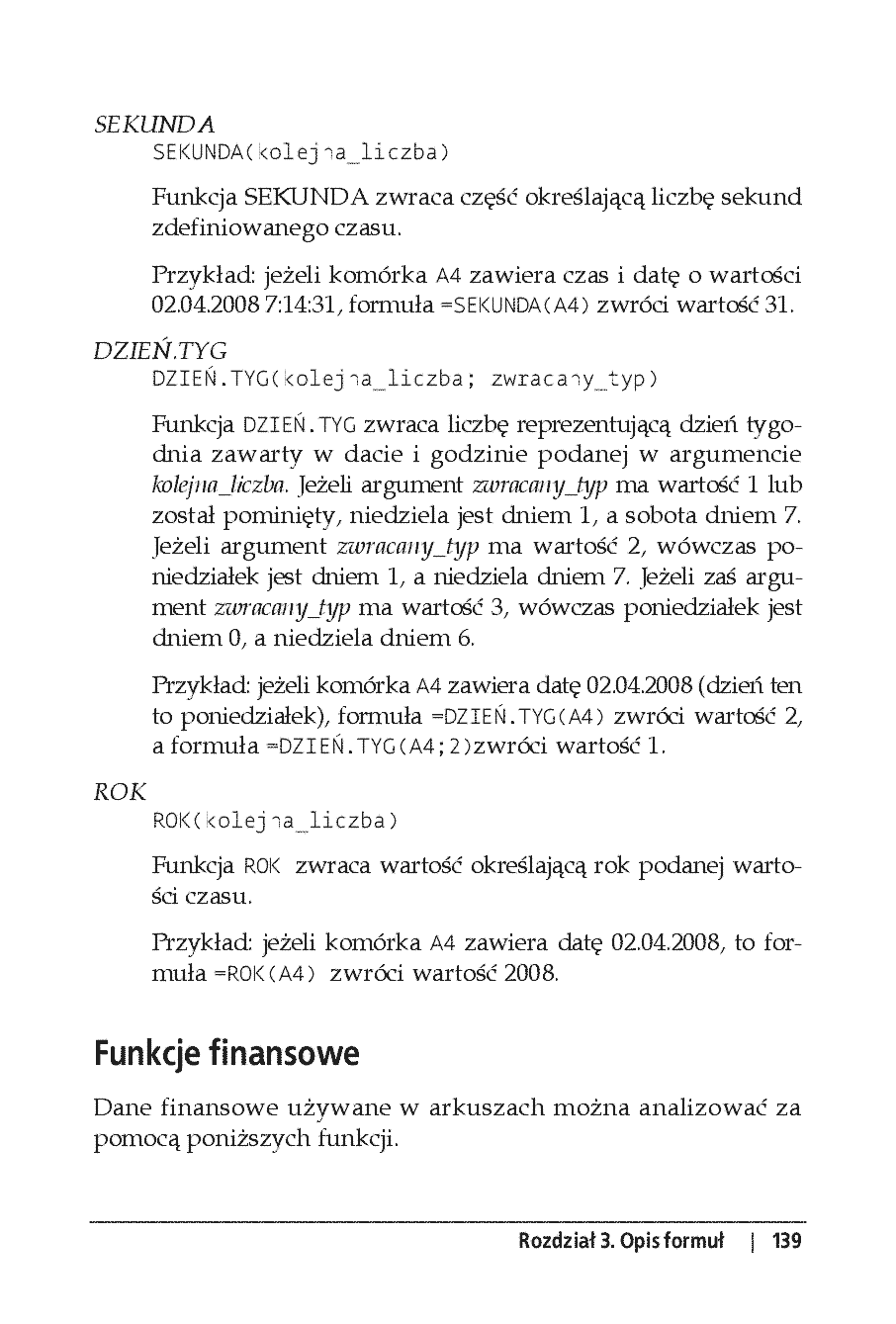 Fragment „Excel 2007 PL. Leksykon kieszonkowy. Wydanie II” — strona 15 z 30