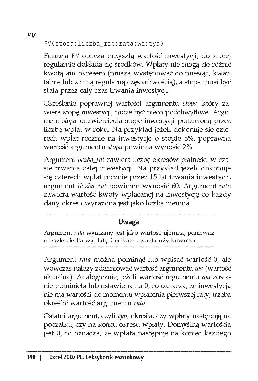 Fragment „Excel 2007 PL. Leksykon kieszonkowy. Wydanie II” — strona 16 z 30