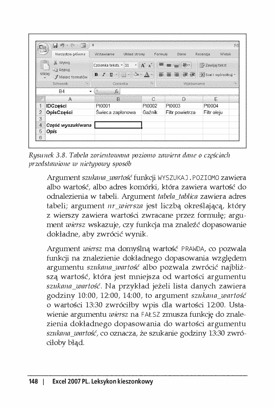 Fragment „Excel 2007 PL. Leksykon kieszonkowy. Wydanie II” — strona 24 z 30