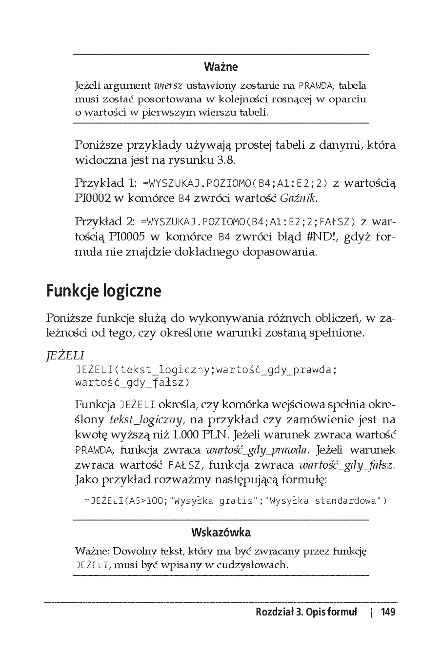 Fragment „Excel 2007 PL. Leksykon kieszonkowy. Wydanie II” — strona 25 z 30