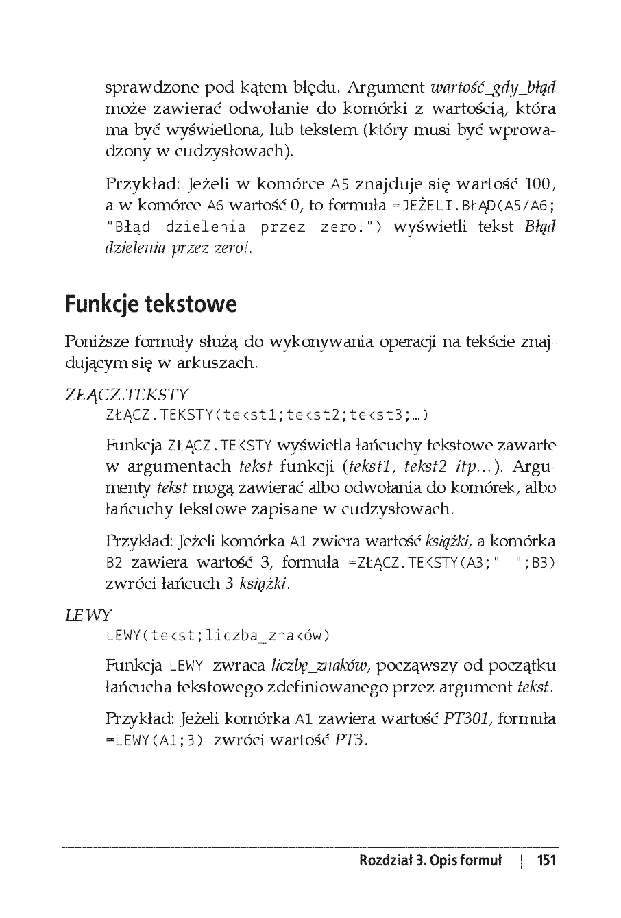 Fragment „Excel 2007 PL. Leksykon kieszonkowy. Wydanie II” — strona 27 z 30