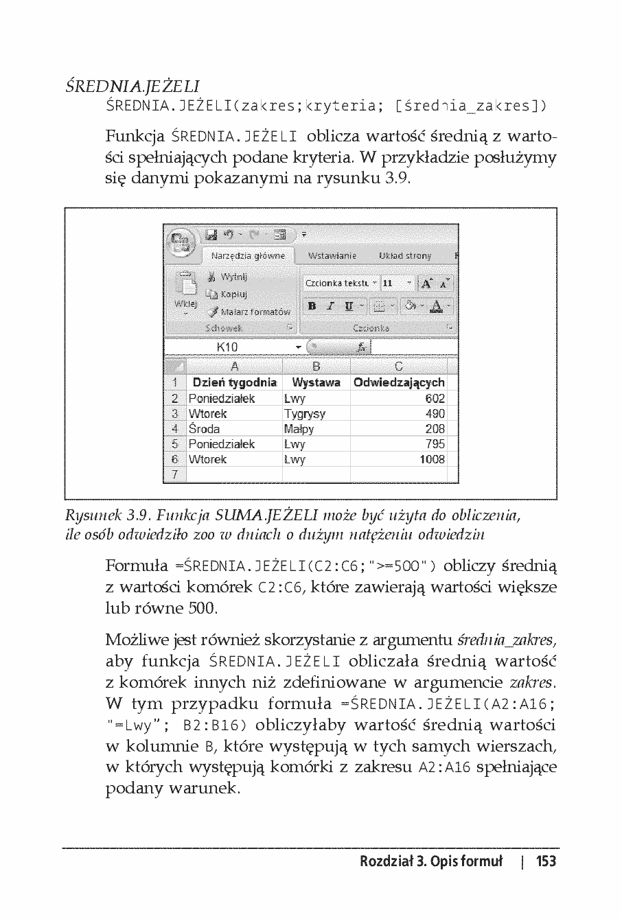 Fragment „Excel 2007 PL. Leksykon kieszonkowy. Wydanie II” — strona 29 z 30