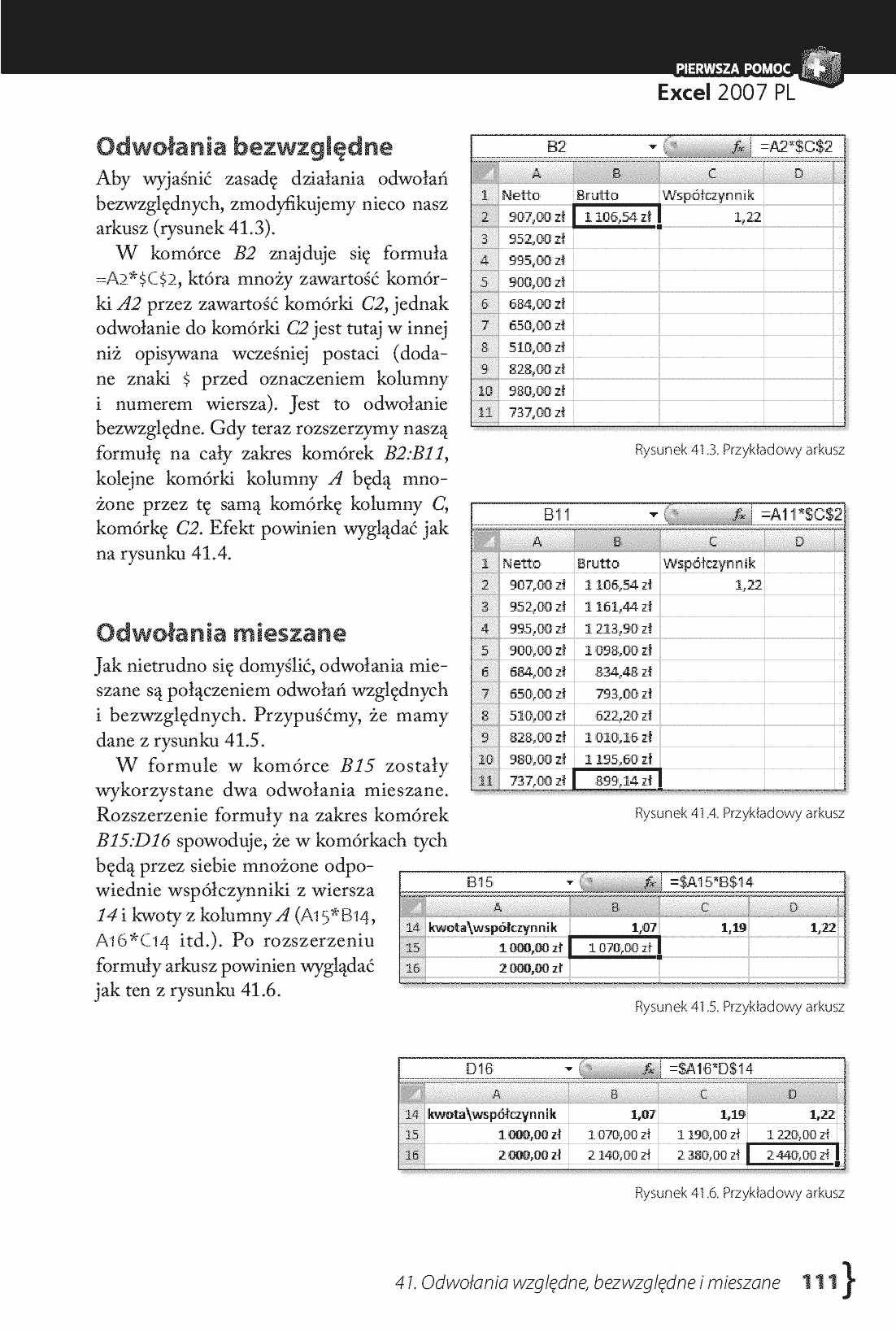 Fragment „Excel 2007 PL. Pierwsza pomoc” — strona 10 z 10