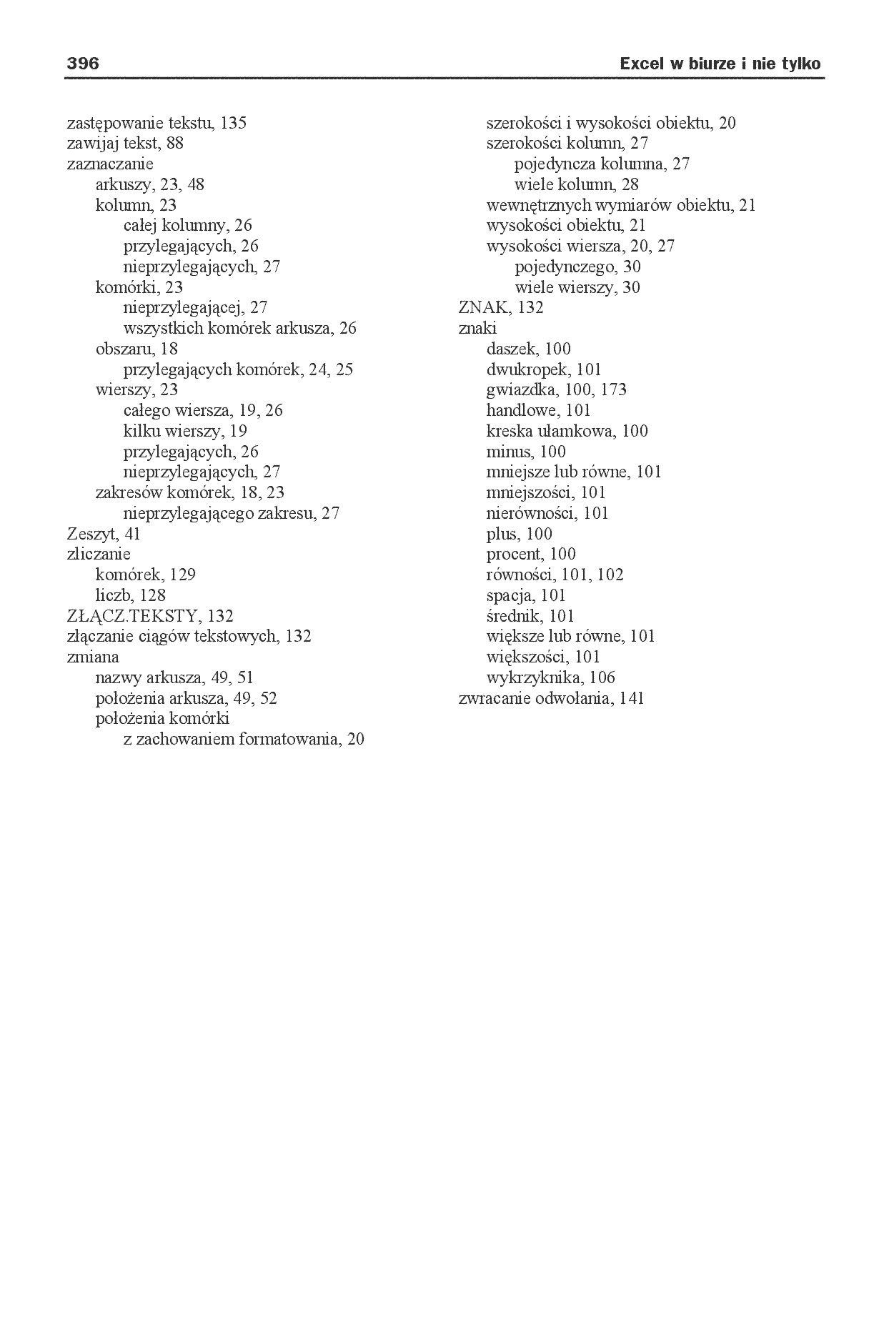 Fragment „Excel w biurze i nie tylko. Wydanie III” — strona 30 z 30