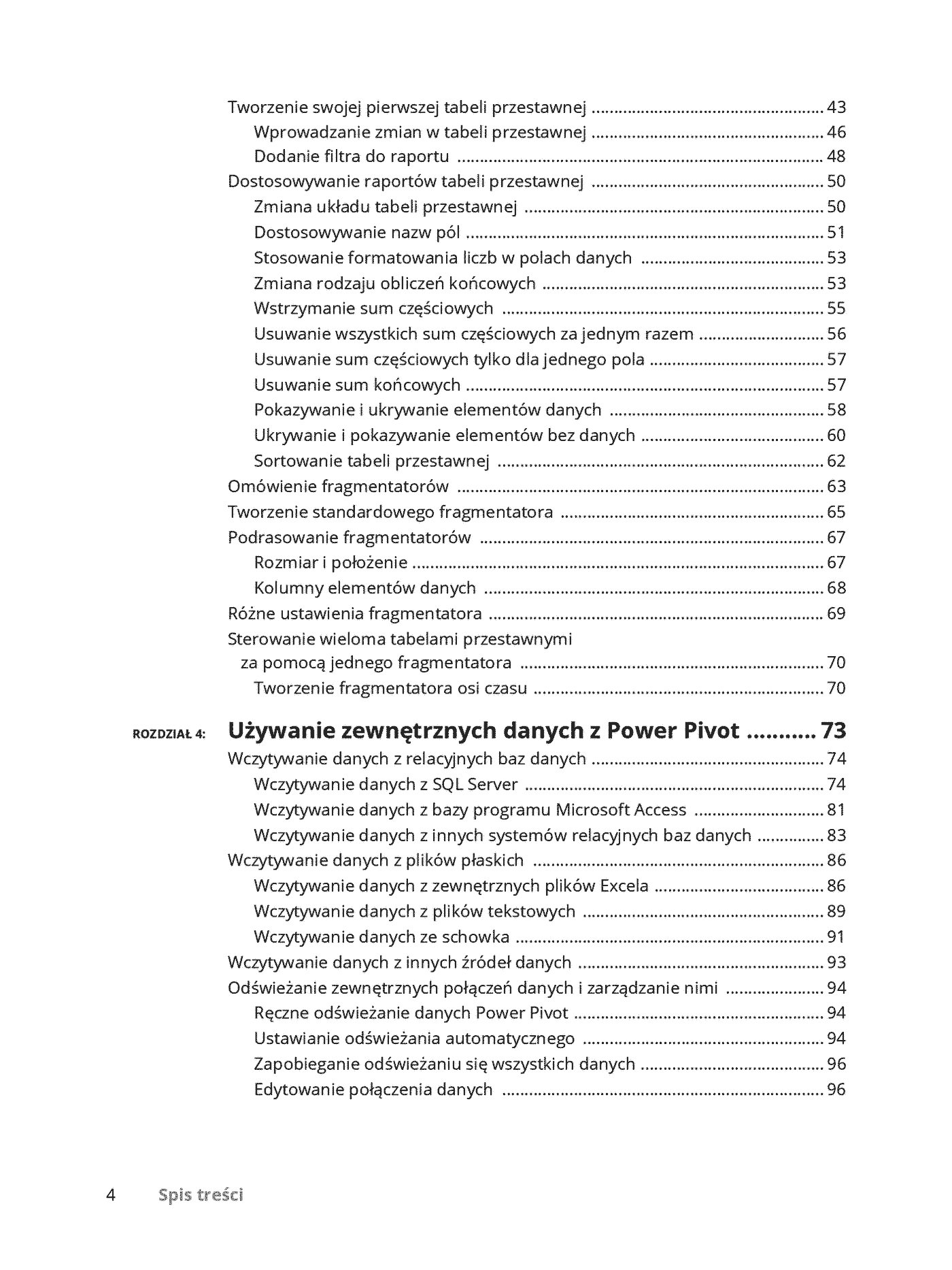 Fragment „Excel Power Pivot i Power Query dla bystrzaków. Wydanie II” — strona 4 z 30