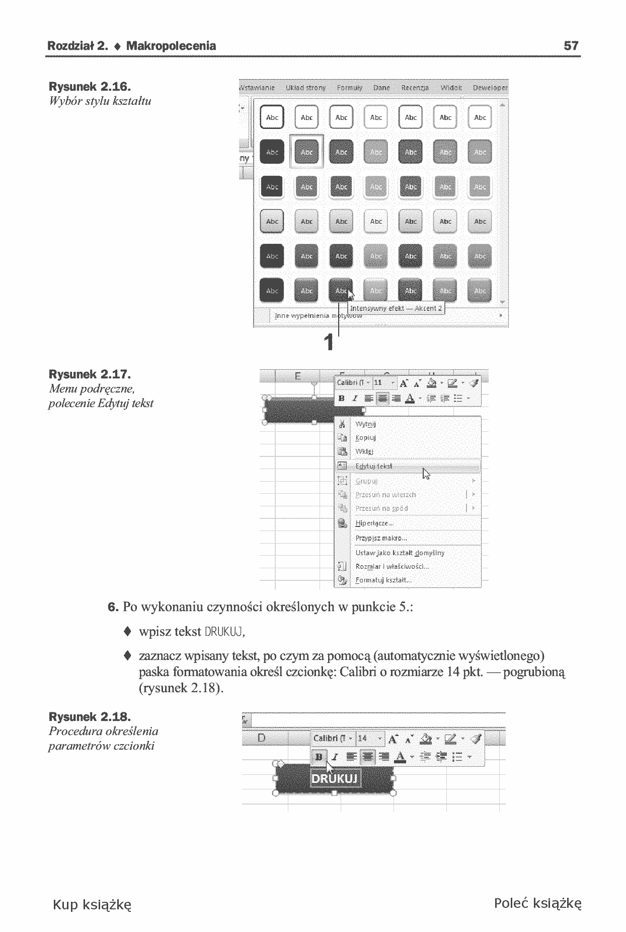 Fragment „Excel. Tworzenie zaawansowanych aplikacji” — strona 19 z 30