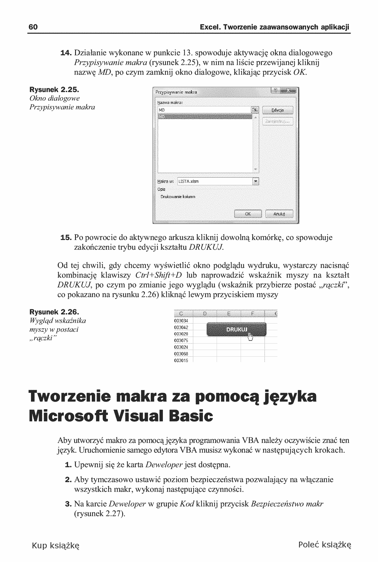 Fragment „Excel. Tworzenie zaawansowanych aplikacji” — strona 22 z 30