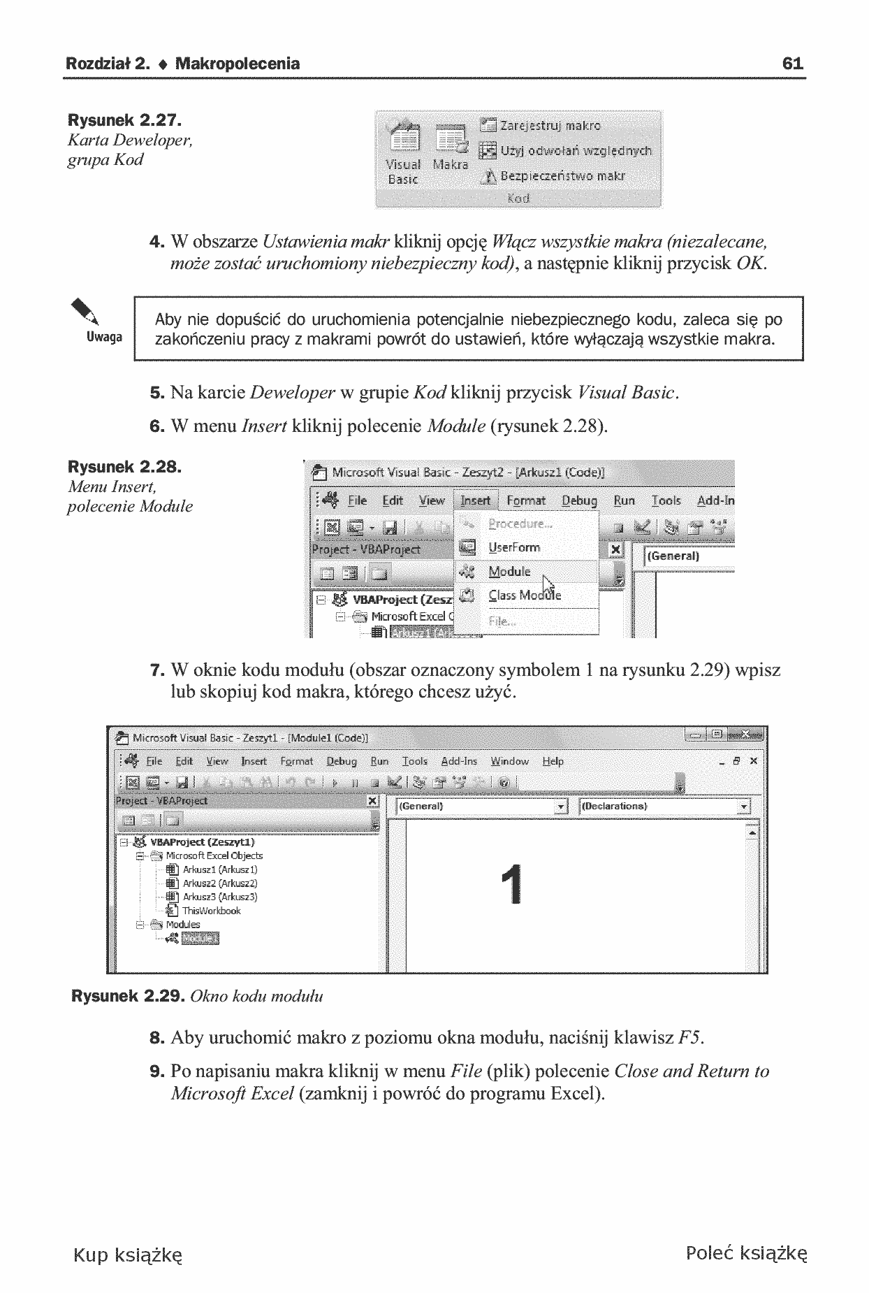 Fragment „Excel. Tworzenie zaawansowanych aplikacji” — strona 23 z 30