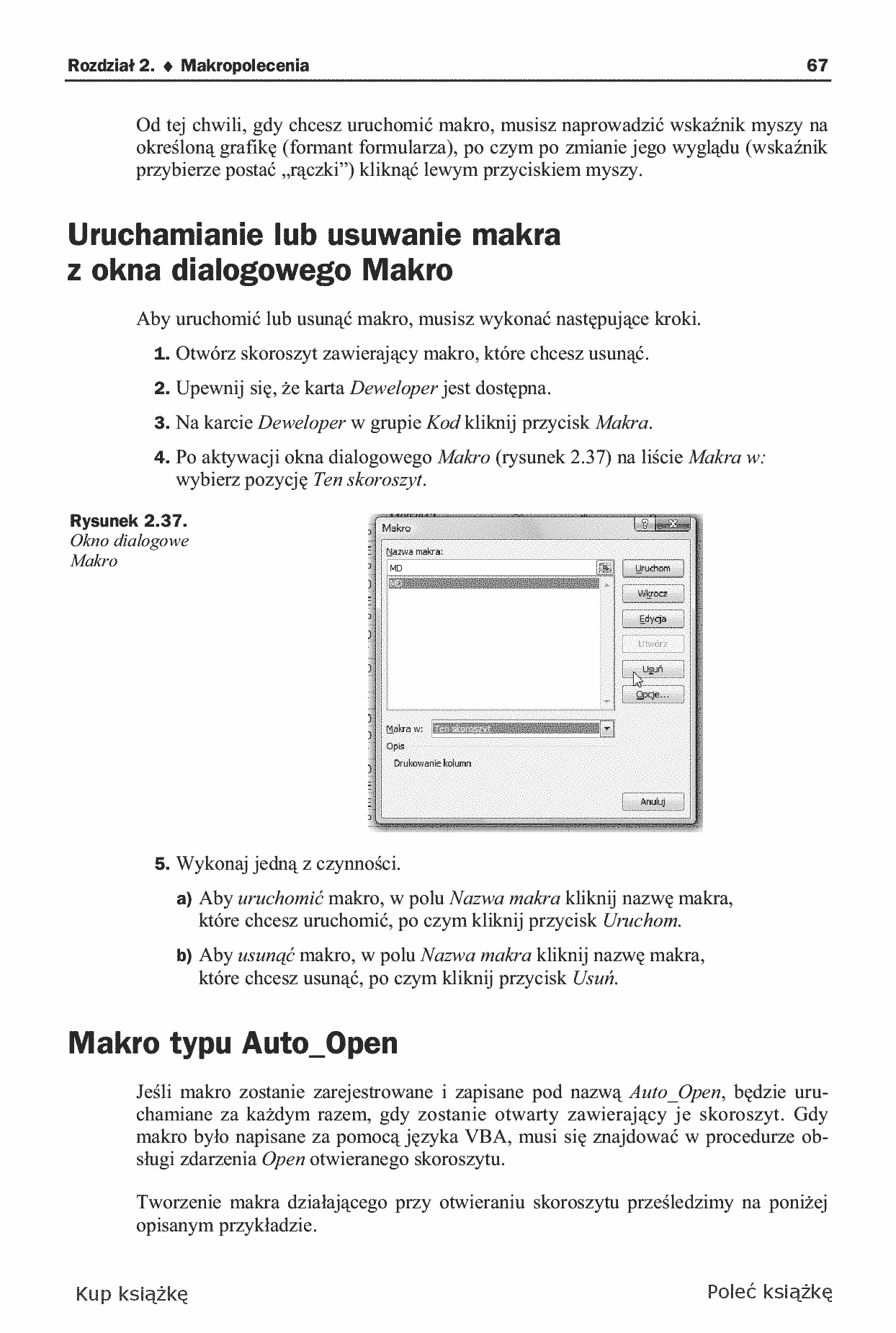 Fragment „Excel. Tworzenie zaawansowanych aplikacji” — strona 29 z 30