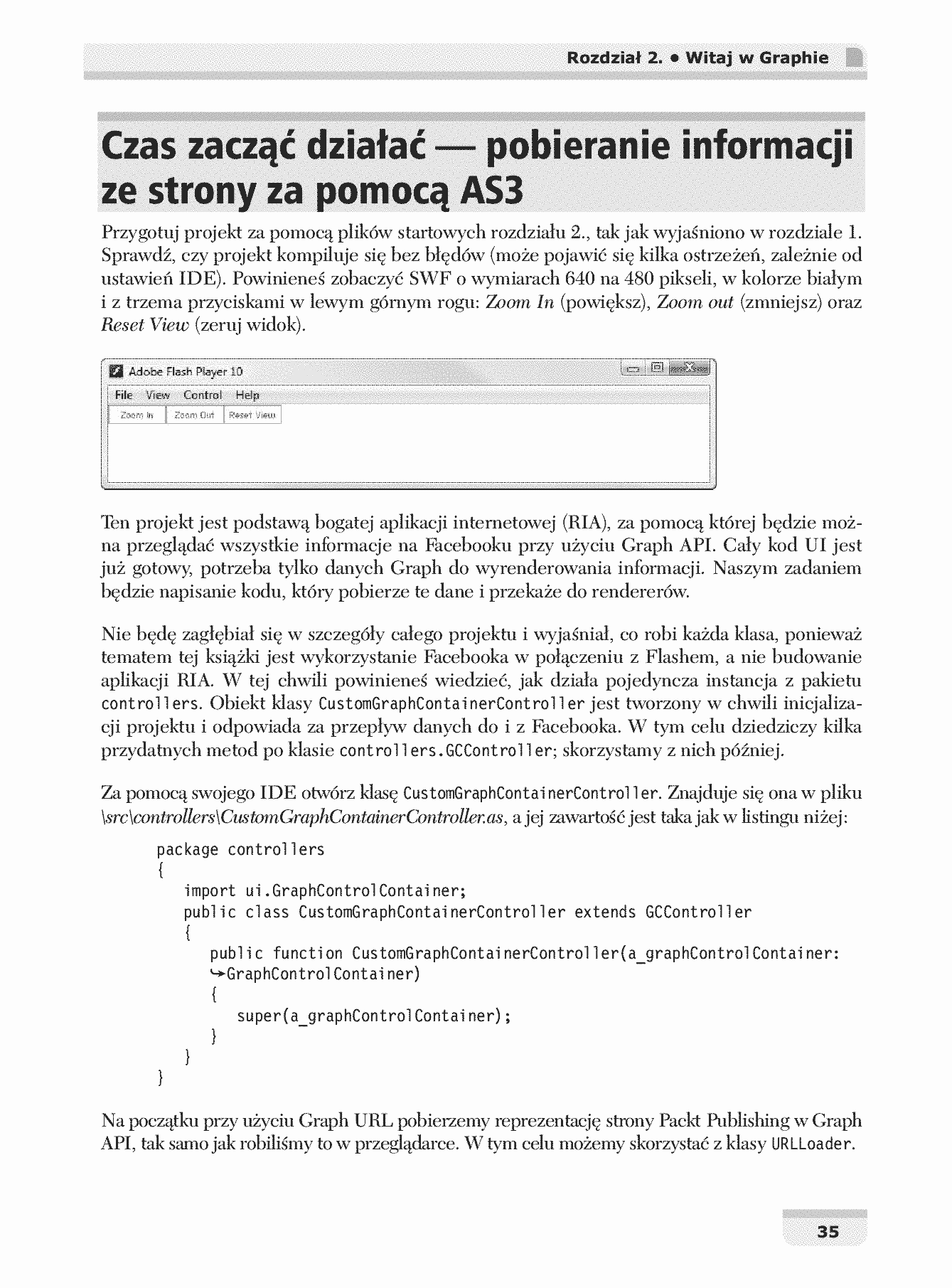 Fragment „Facebook Graph API. Tworzenie rozbudowanych rozwiązań we Flashu” — strona 13 z 30
