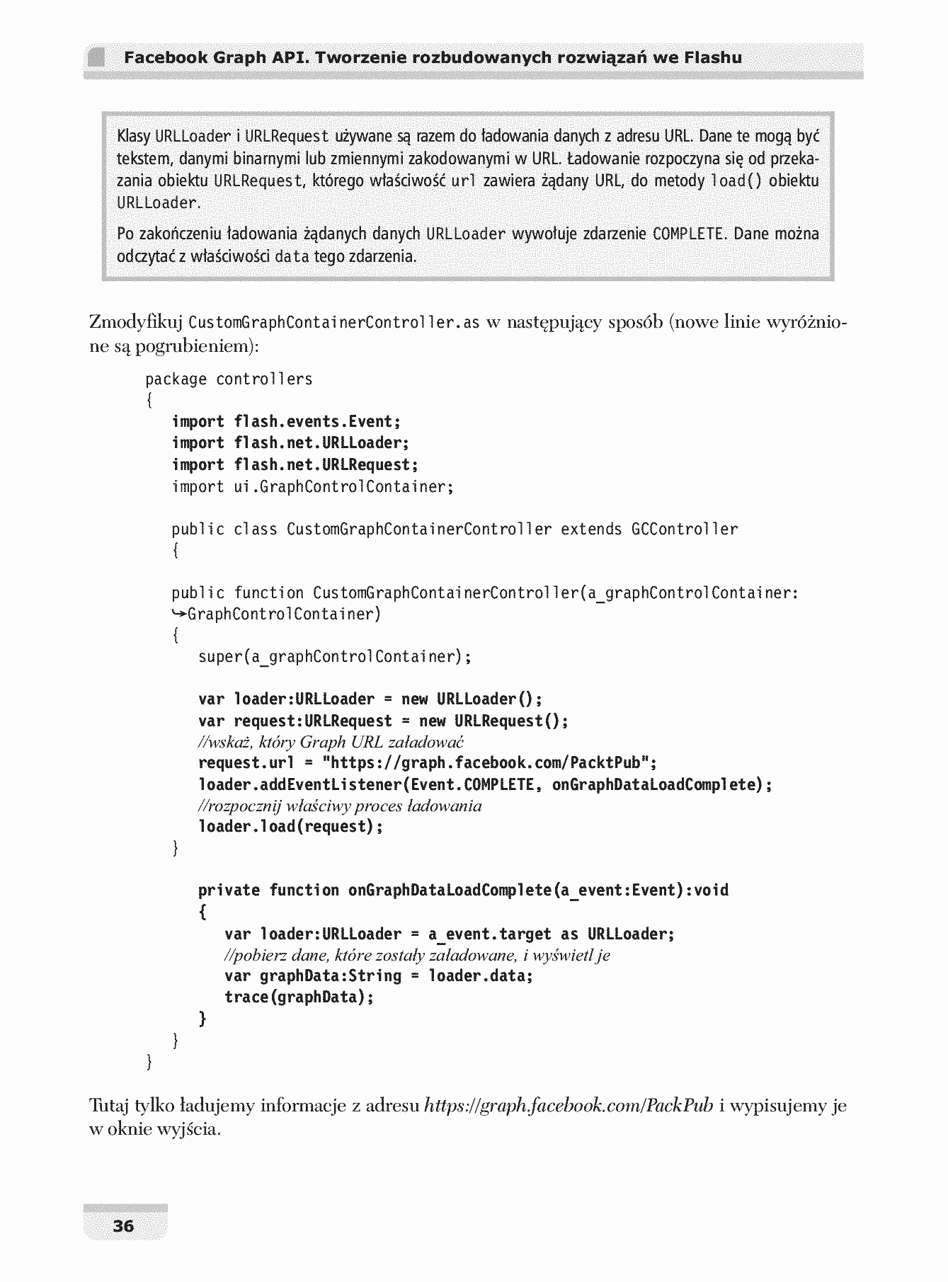 Fragment „Facebook Graph API. Tworzenie rozbudowanych rozwiązań we Flashu” — strona 14 z 30
