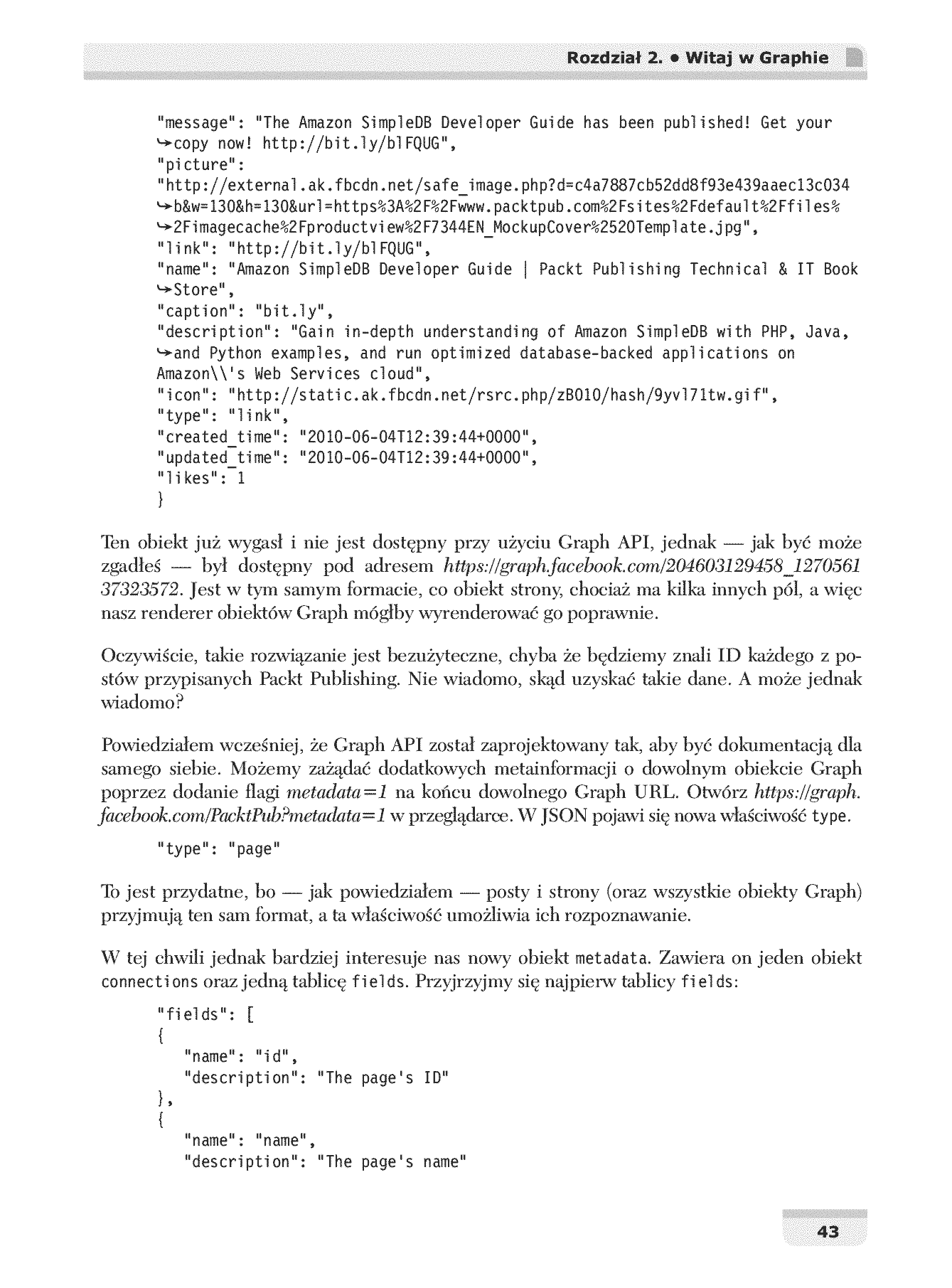 Fragment „Facebook Graph API. Tworzenie rozbudowanych rozwiązań we Flashu” — strona 21 z 30
