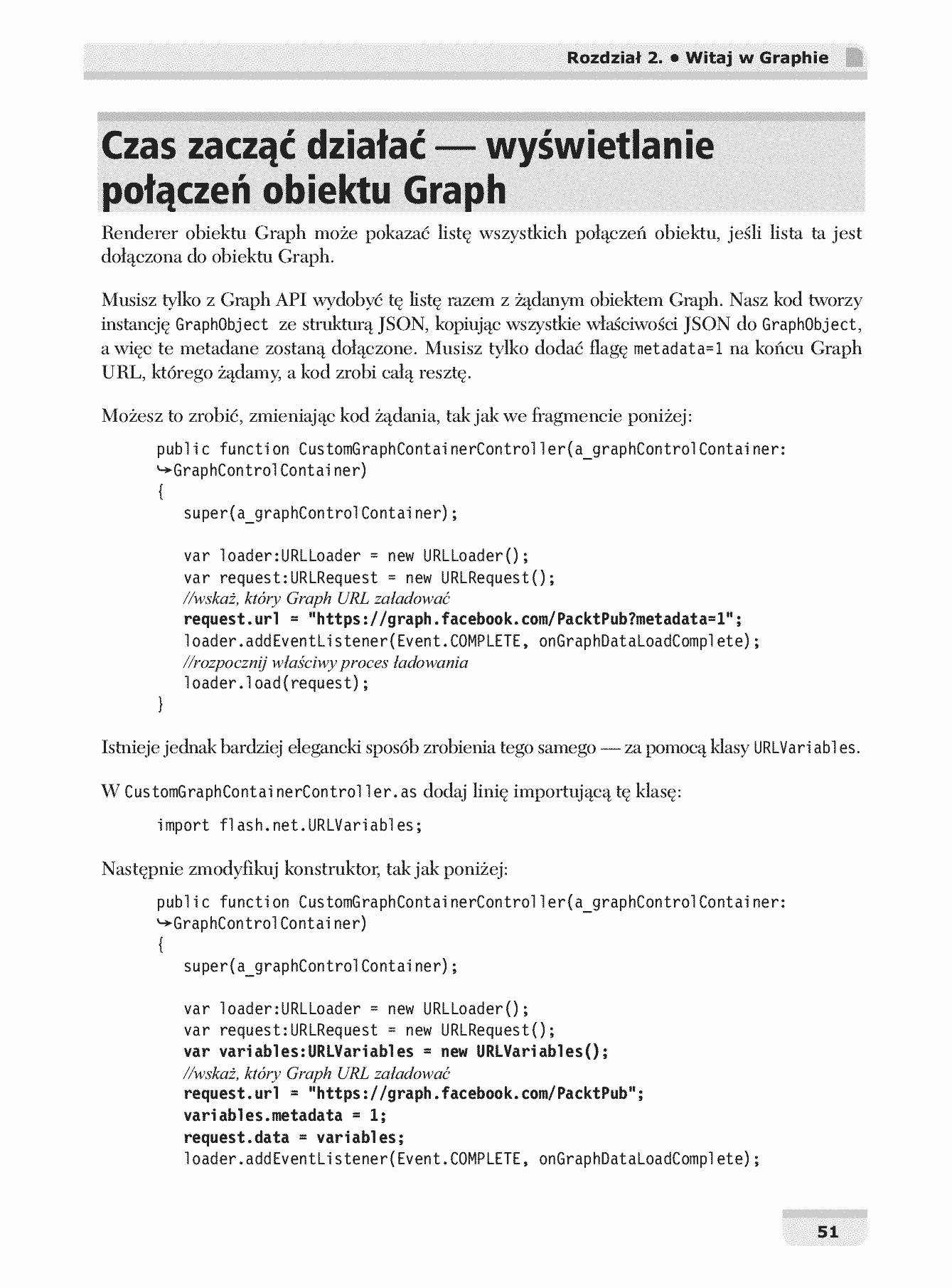 Fragment „Facebook Graph API. Tworzenie rozbudowanych rozwiązań we Flashu” — strona 29 z 30