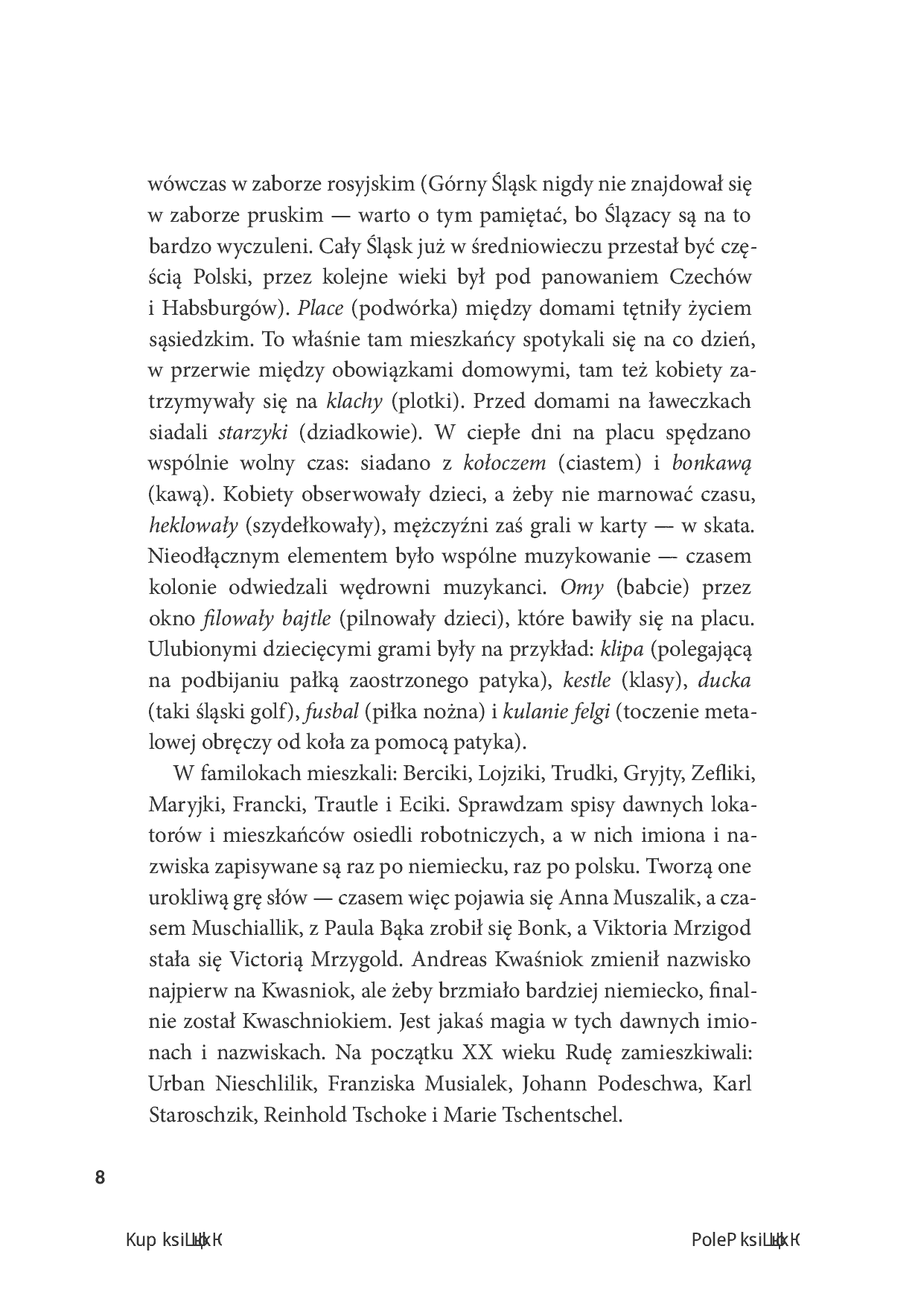 Fragment „Familoki. Śląskie mikrokosmosy. Opowieści o mieszkańcach ceglanych domów” — strona 8 z 16