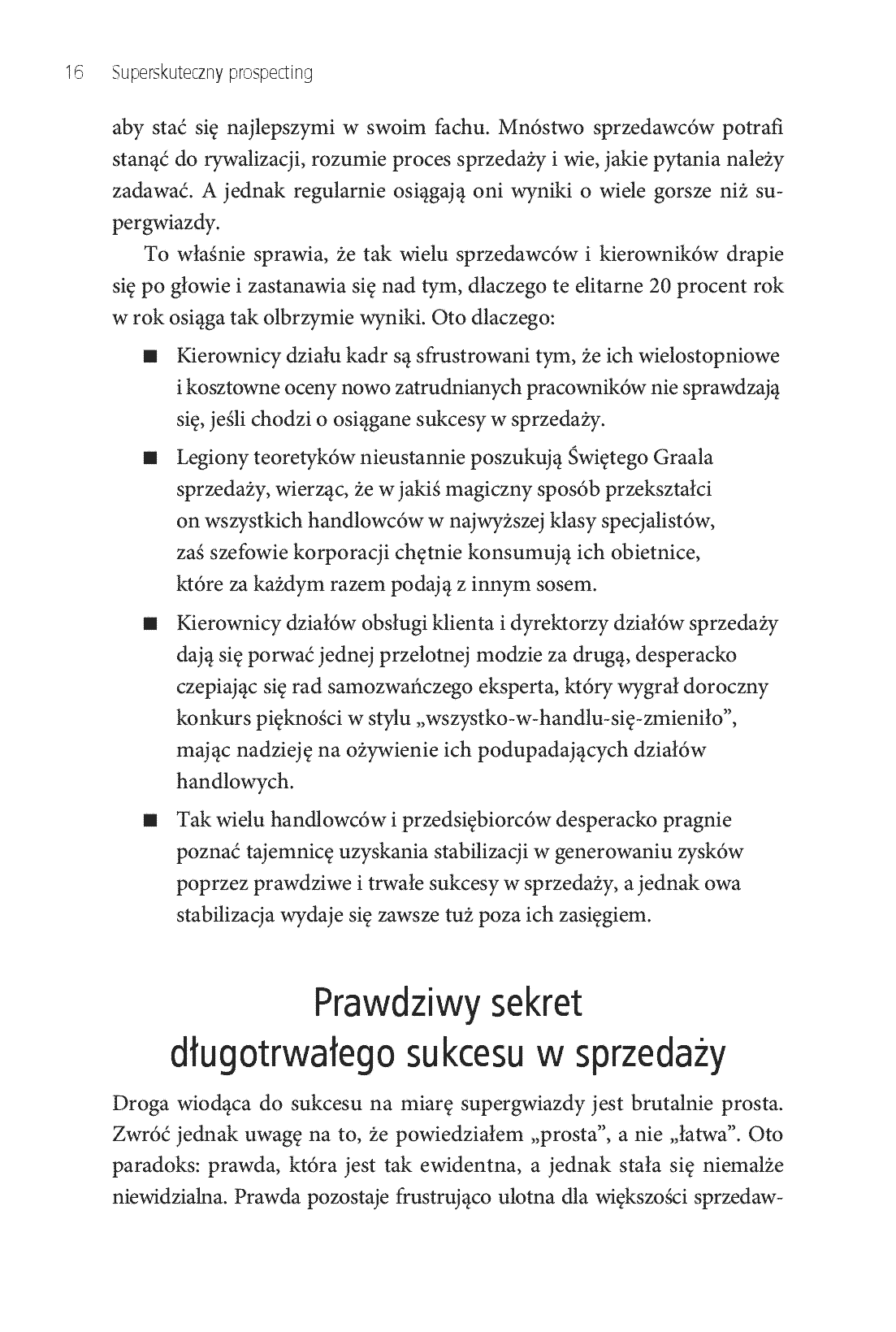Fragment „Superskuteczny prospecting. Przewodnik po rozmowach handlowych i zarządzaniu lejkiem sprzedażowym za pomocą social mediów, telefonu i e-mailingu” — strona 6 z 14