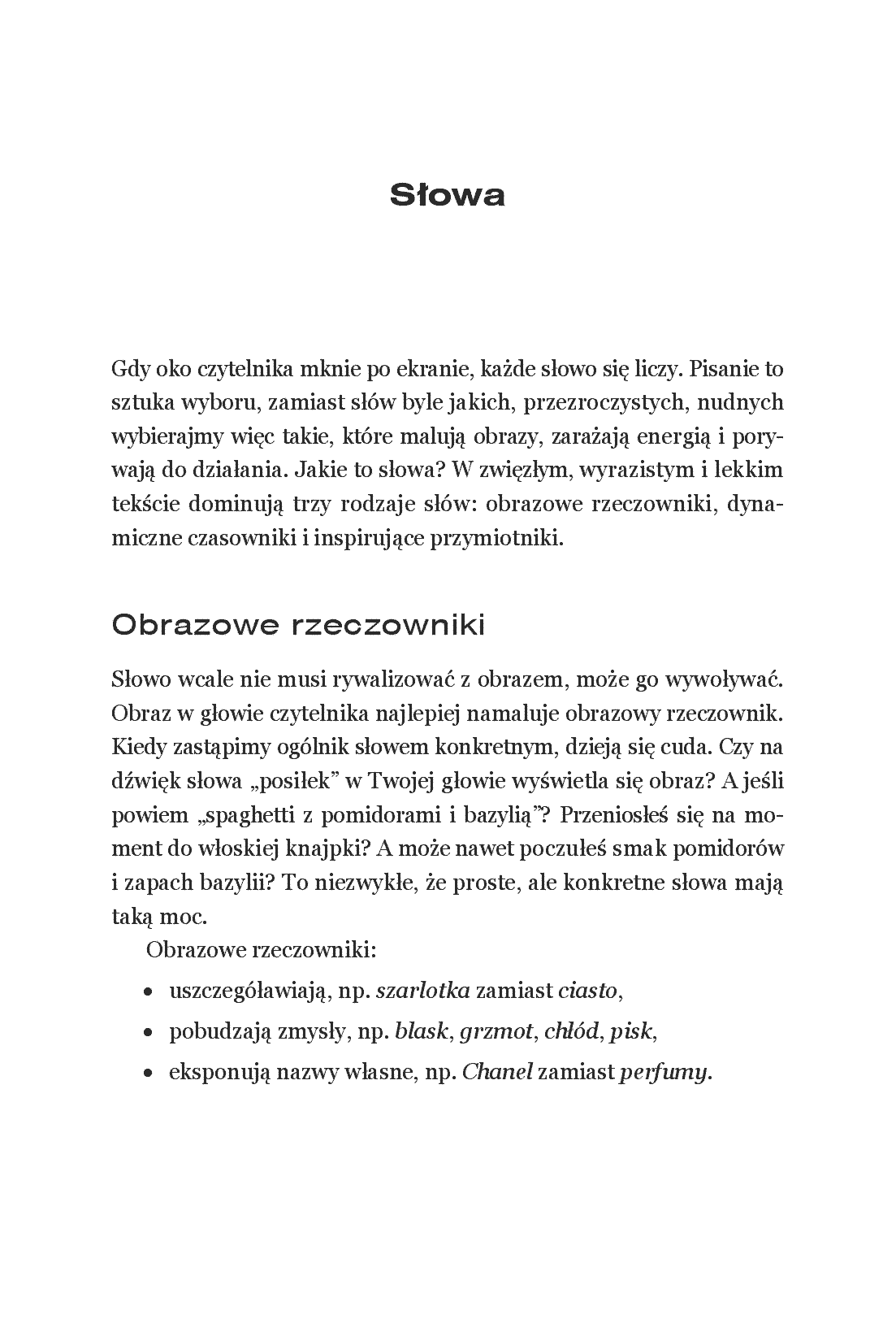 Fragment „Fast text. Jak pisać krótkie teksty, które błyskawicznie przyciągną uwagę” — strona 7 z 14
