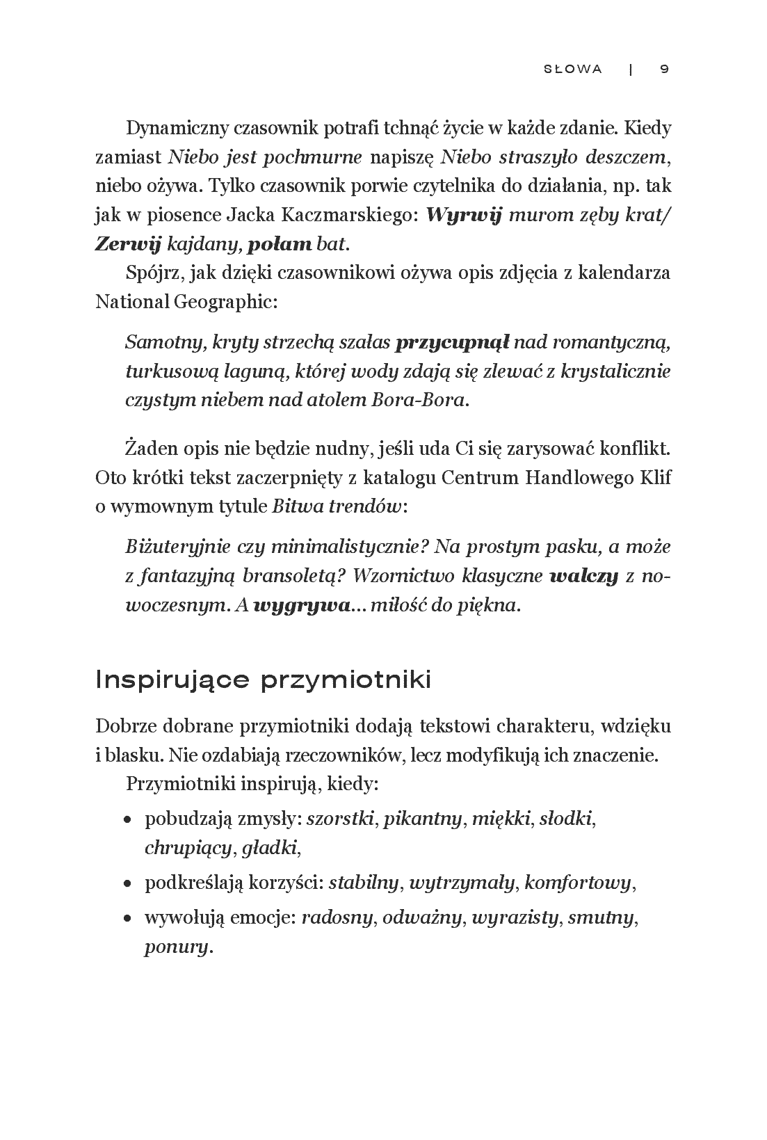 Fragment „Fast text. Jak pisać krótkie teksty, które błyskawicznie przyciągną uwagę” — strona 9 z 14