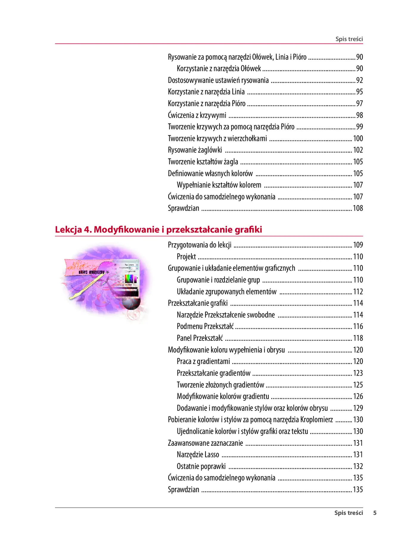 Fragment „Flash CS3 PL. Multimedialny trener” — strona 4 z 30