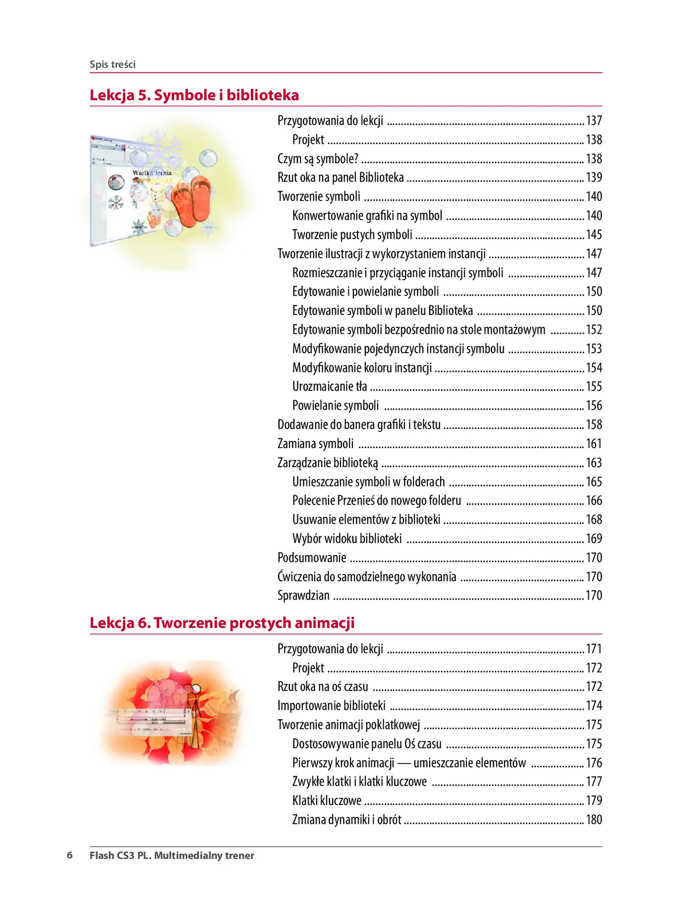 Fragment „Flash CS3 PL. Multimedialny trener” — strona 5 z 30