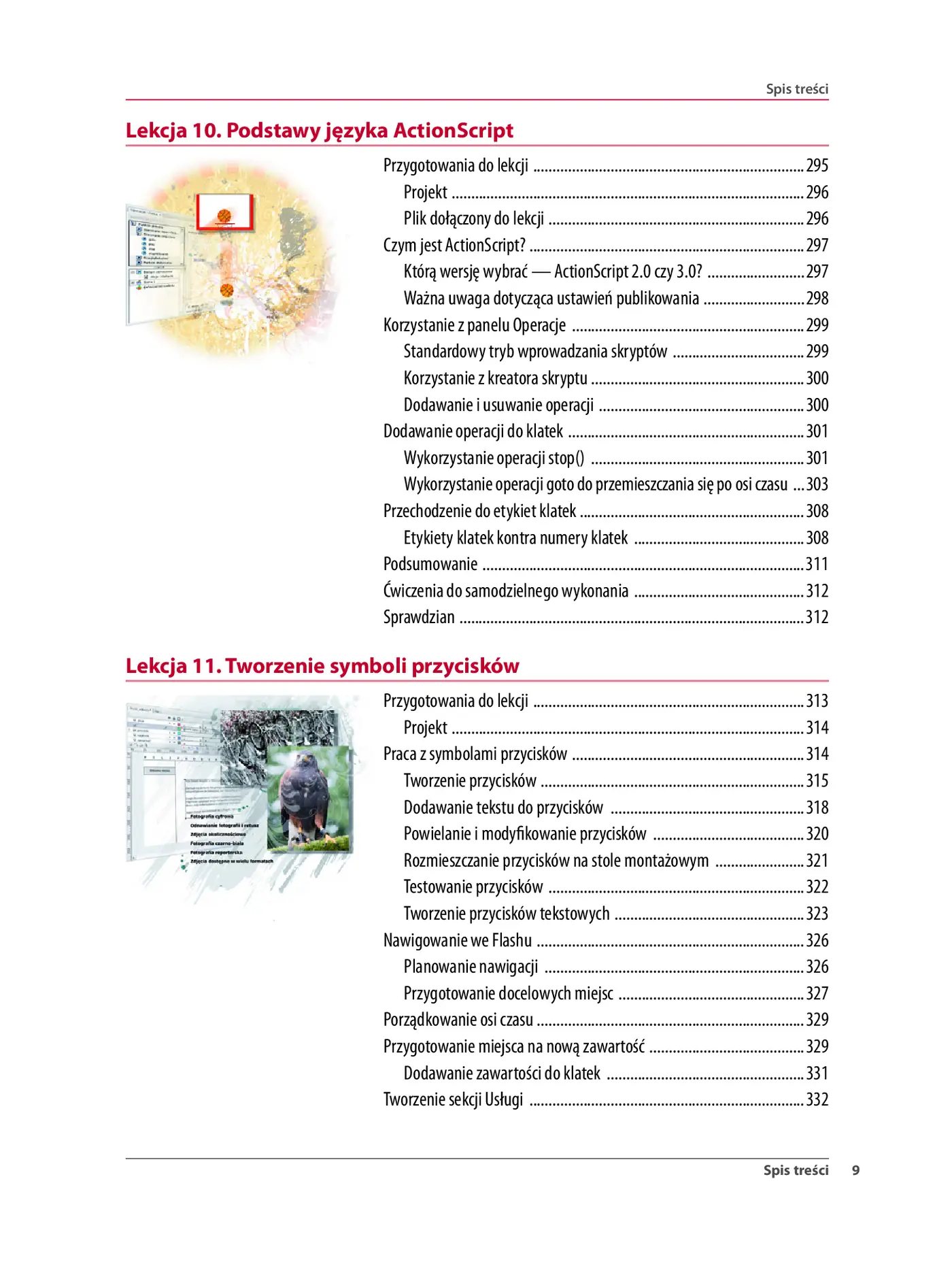 Fragment „Flash CS3 PL. Multimedialny trener” — strona 8 z 30