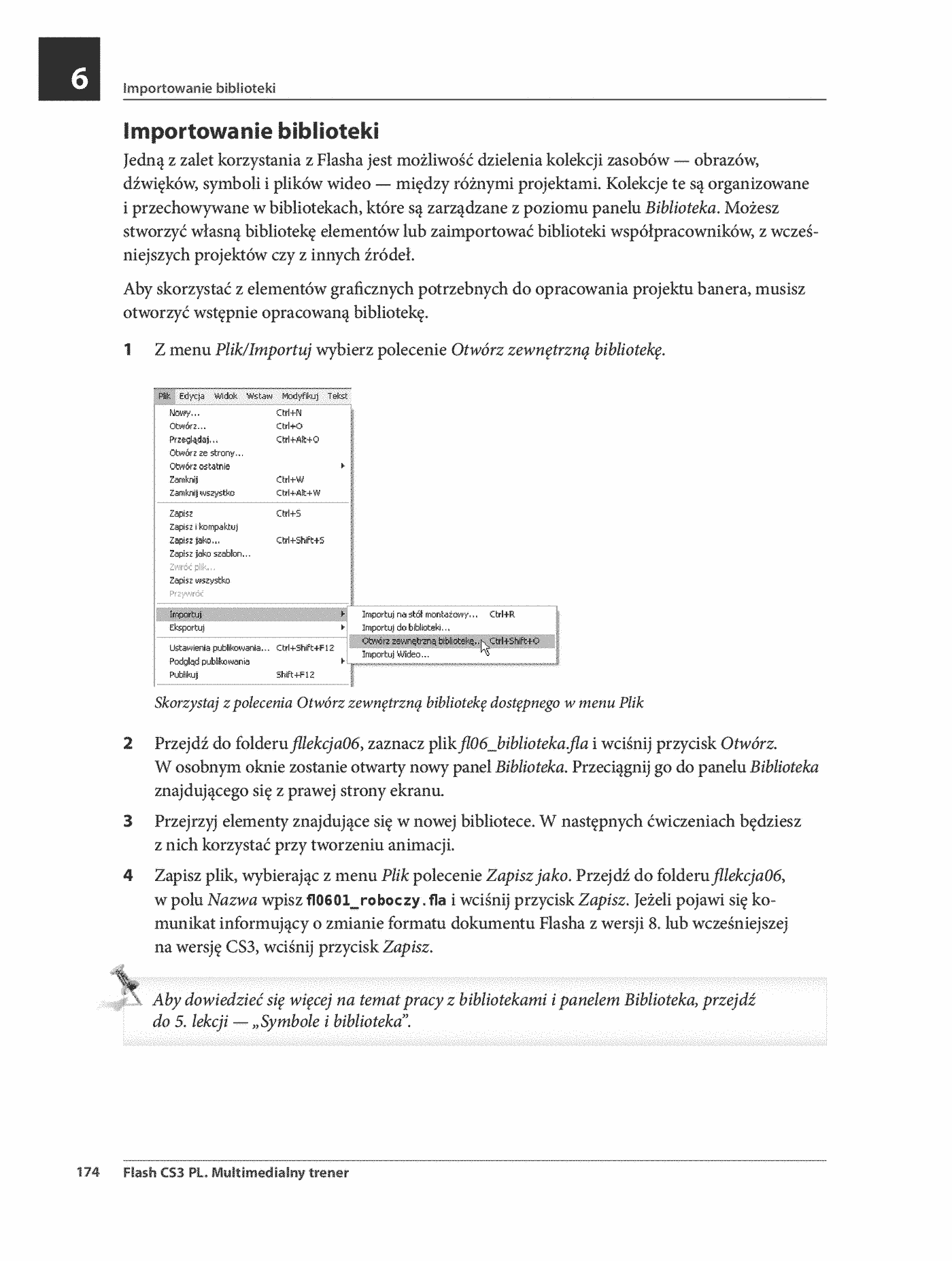 Fragment „Flash CS3 PL. Multimedialny trener” — strona 15 z 30