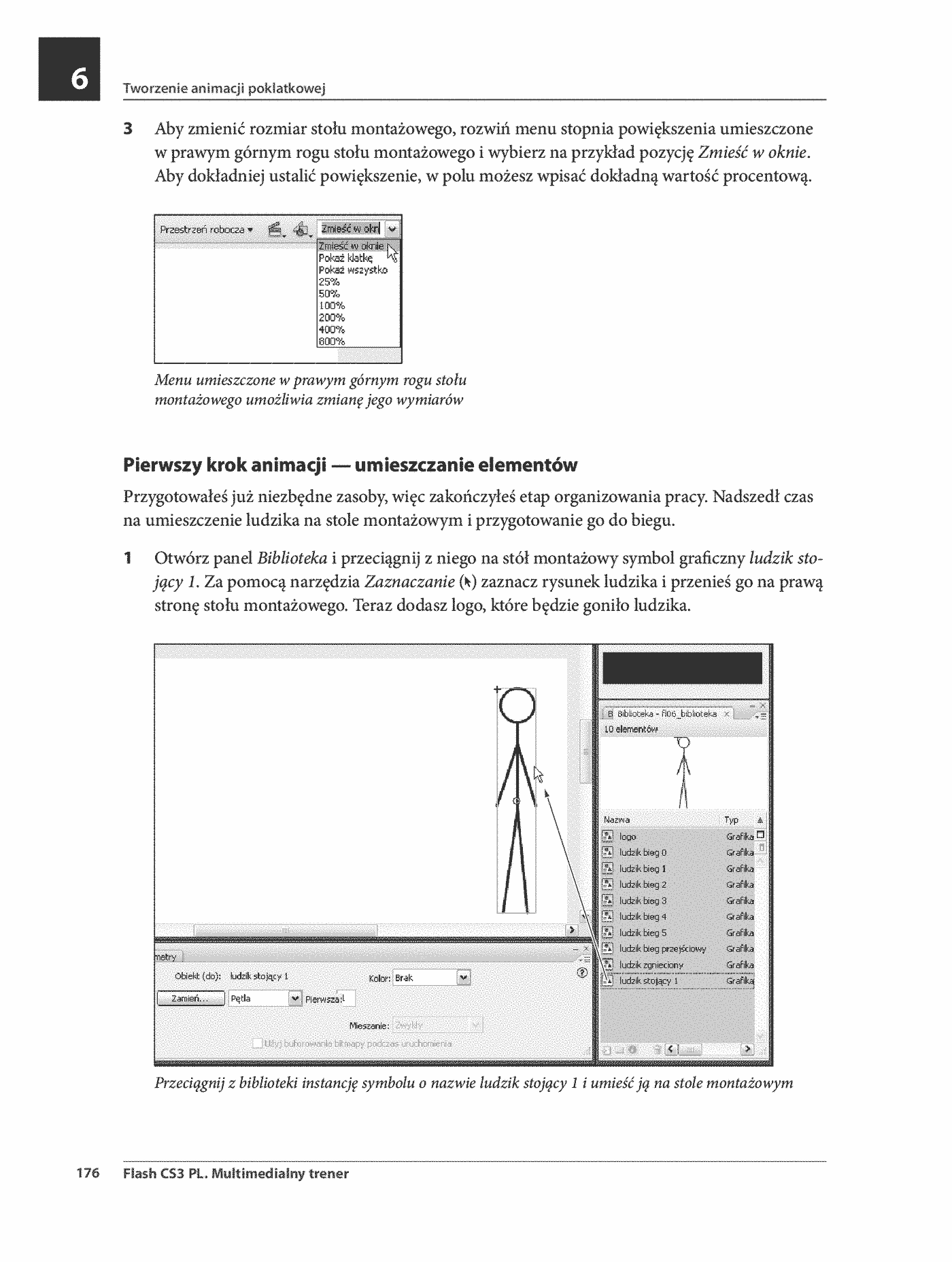 Fragment „Flash CS3 PL. Multimedialny trener” — strona 17 z 30