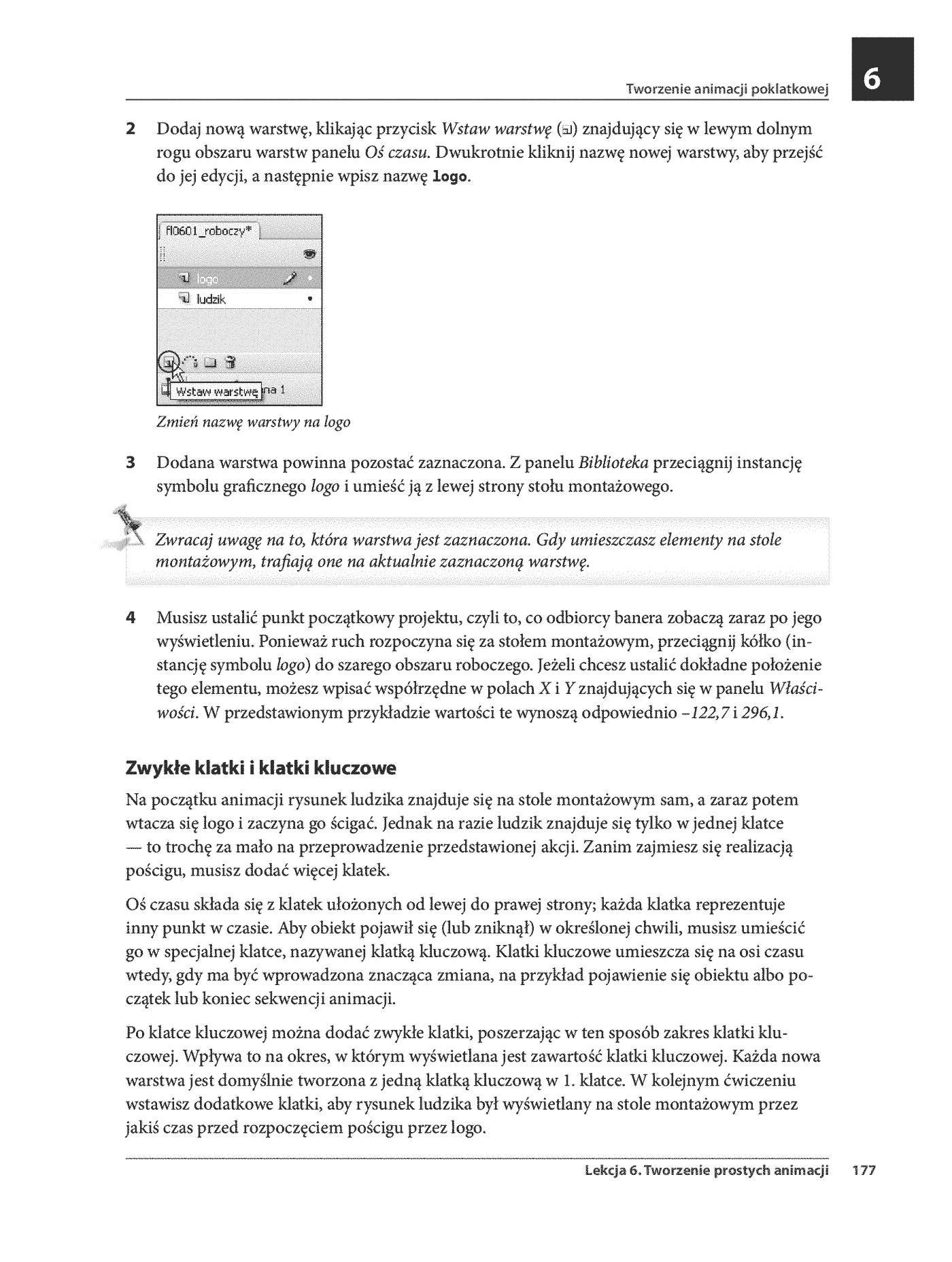 Fragment „Flash CS3 PL. Multimedialny trener” — strona 18 z 30