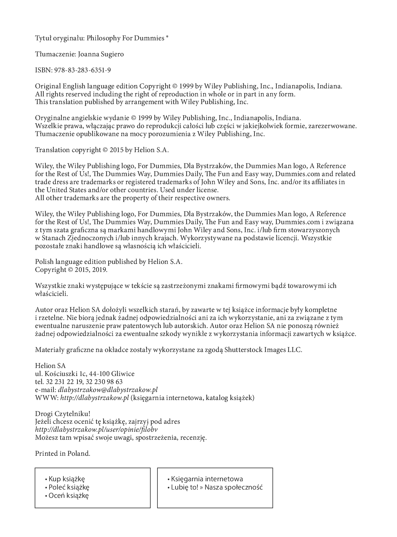 Fragment „Filozofia dla bystrzaków” — strona 2 z 30
