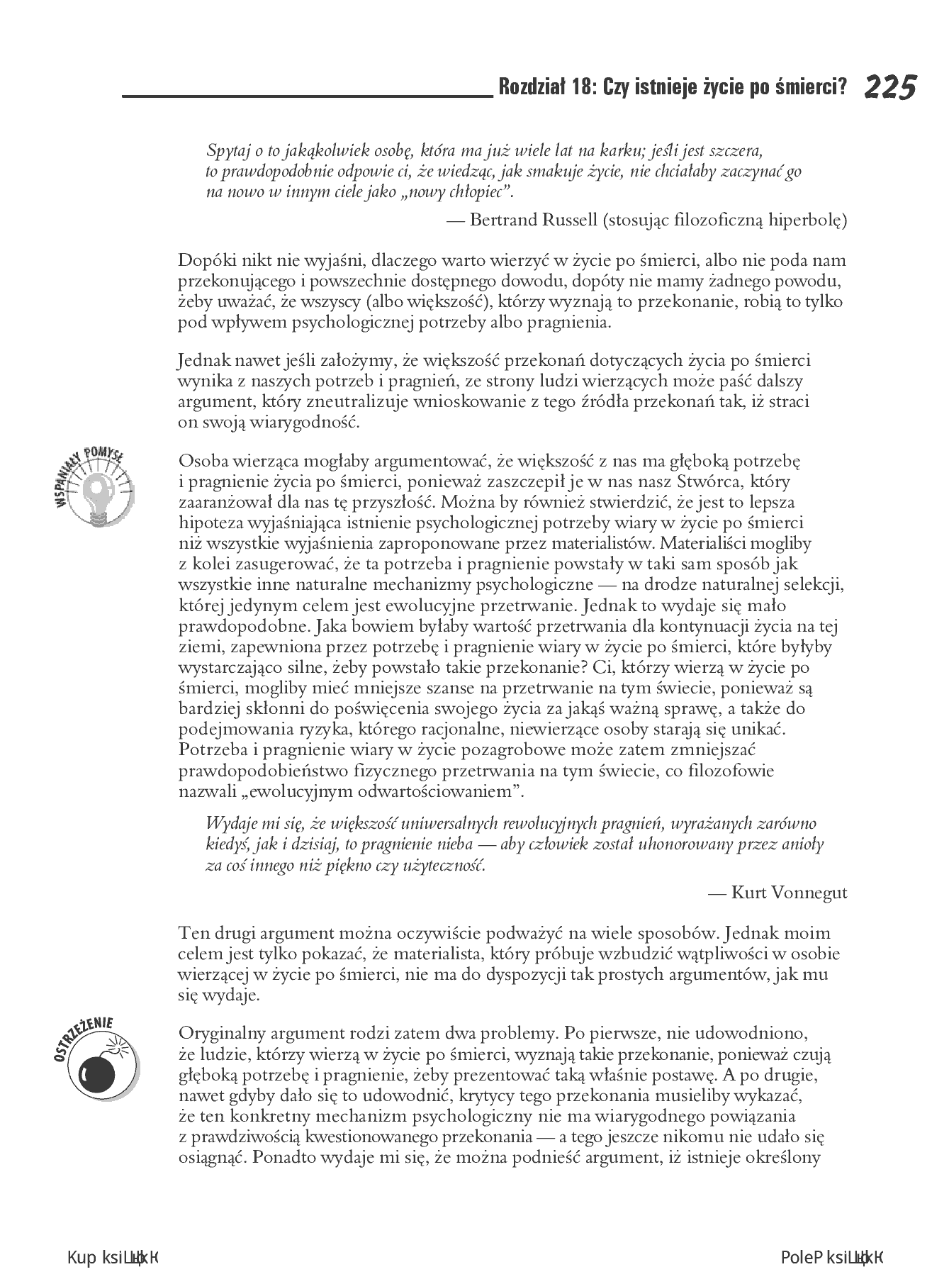 Fragment „Filozofia dla bystrzaków” — strona 13 z 30