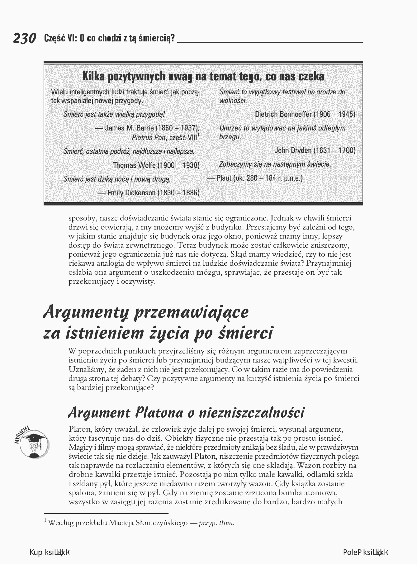 Fragment „Filozofia dla bystrzaków” — strona 18 z 30