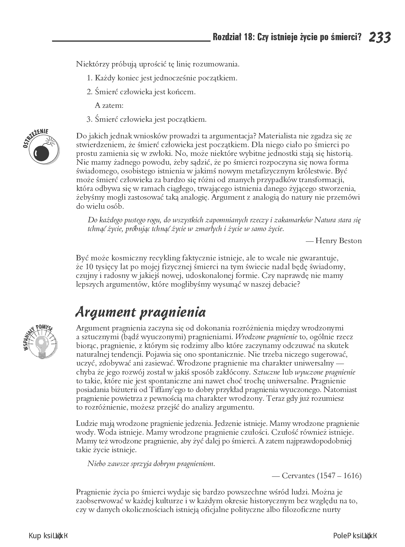 Fragment „Filozofia dla bystrzaków” — strona 21 z 30