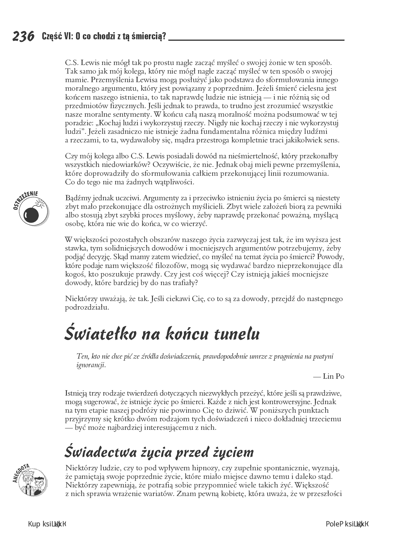 Fragment „Filozofia dla bystrzaków” — strona 24 z 30