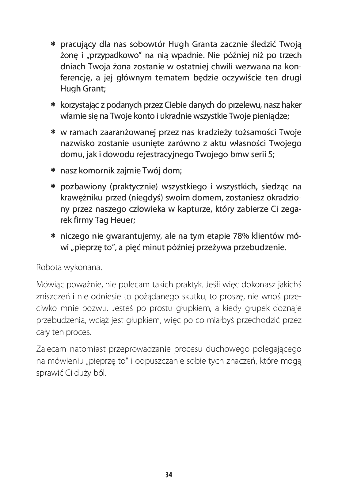 Fragment „Filozofia f**k it, czyli jak osiągnąć spokój ducha” — strona 22 z 23