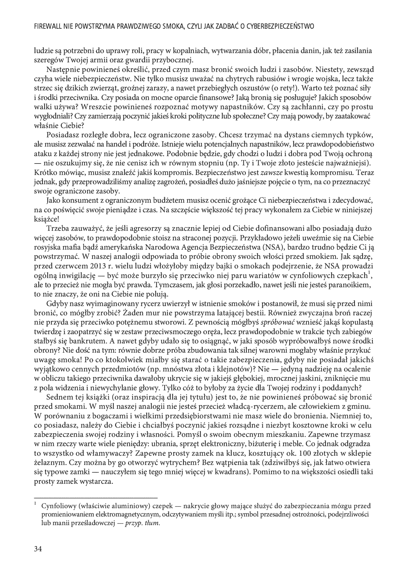 Fragment „Firewall nie powstrzyma prawdziwego smoka, czyli jak zadbać o cyberbezpieczeństwo. Przewodnik dla niefachowców. Wydanie III” — strona 12 z 30