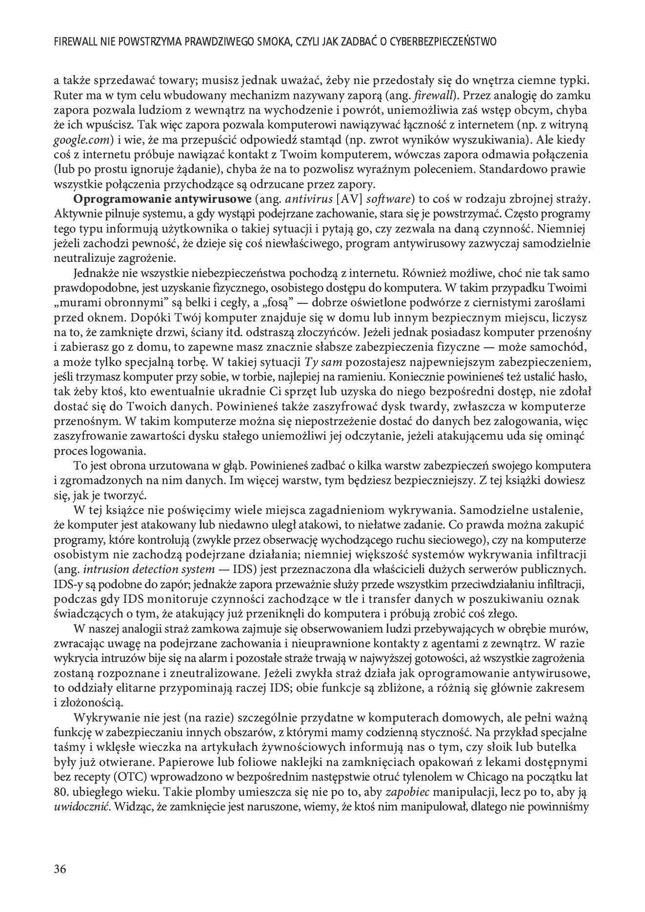 Fragment „Firewall nie powstrzyma prawdziwego smoka, czyli jak zadbać o cyberbezpieczeństwo. Przewodnik dla niefachowców. Wydanie III” — strona 14 z 30