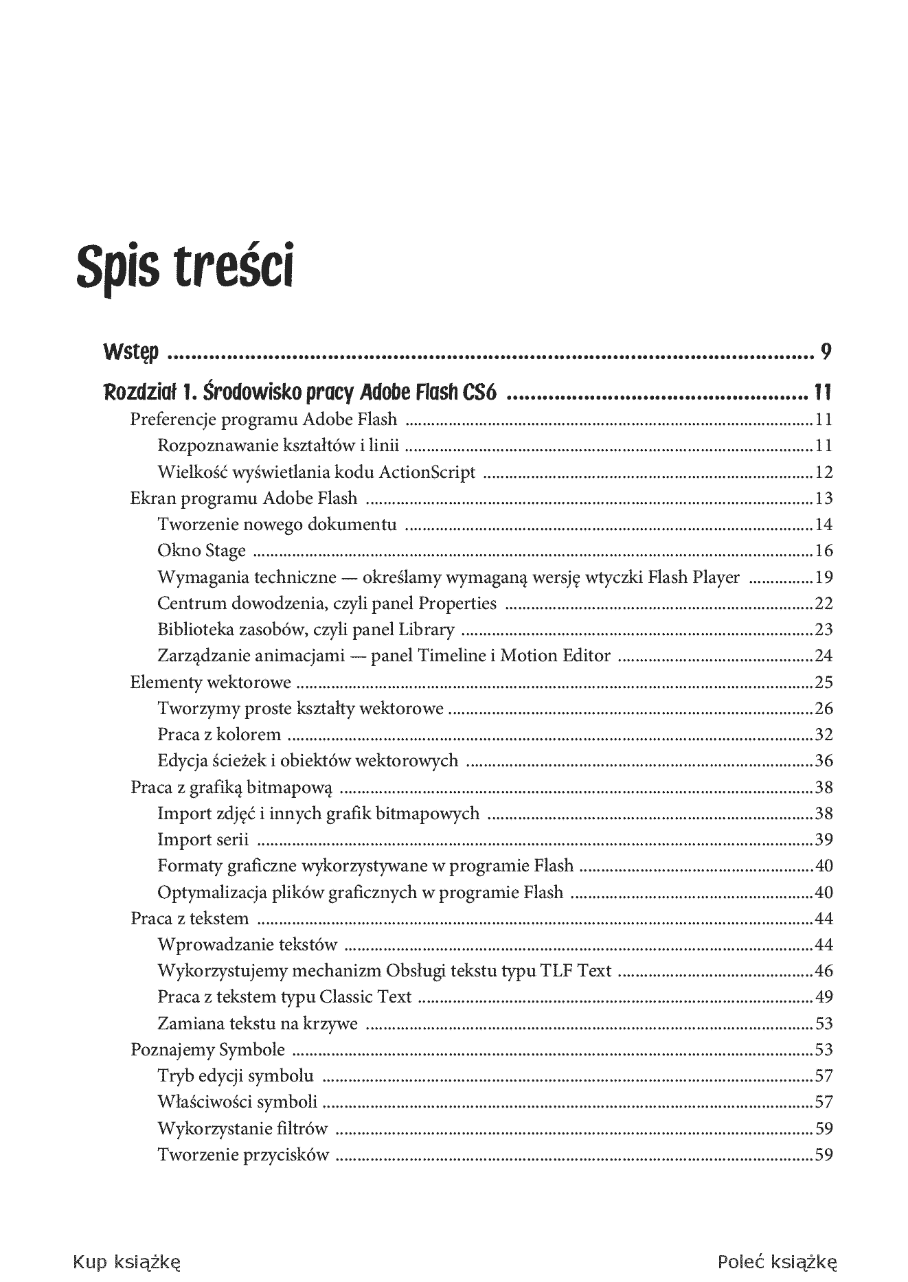 Fragment „Adobe Flash CS6 i ActionScript 3.0. Interaktywne projekty od podstaw” — strona 3 z 30