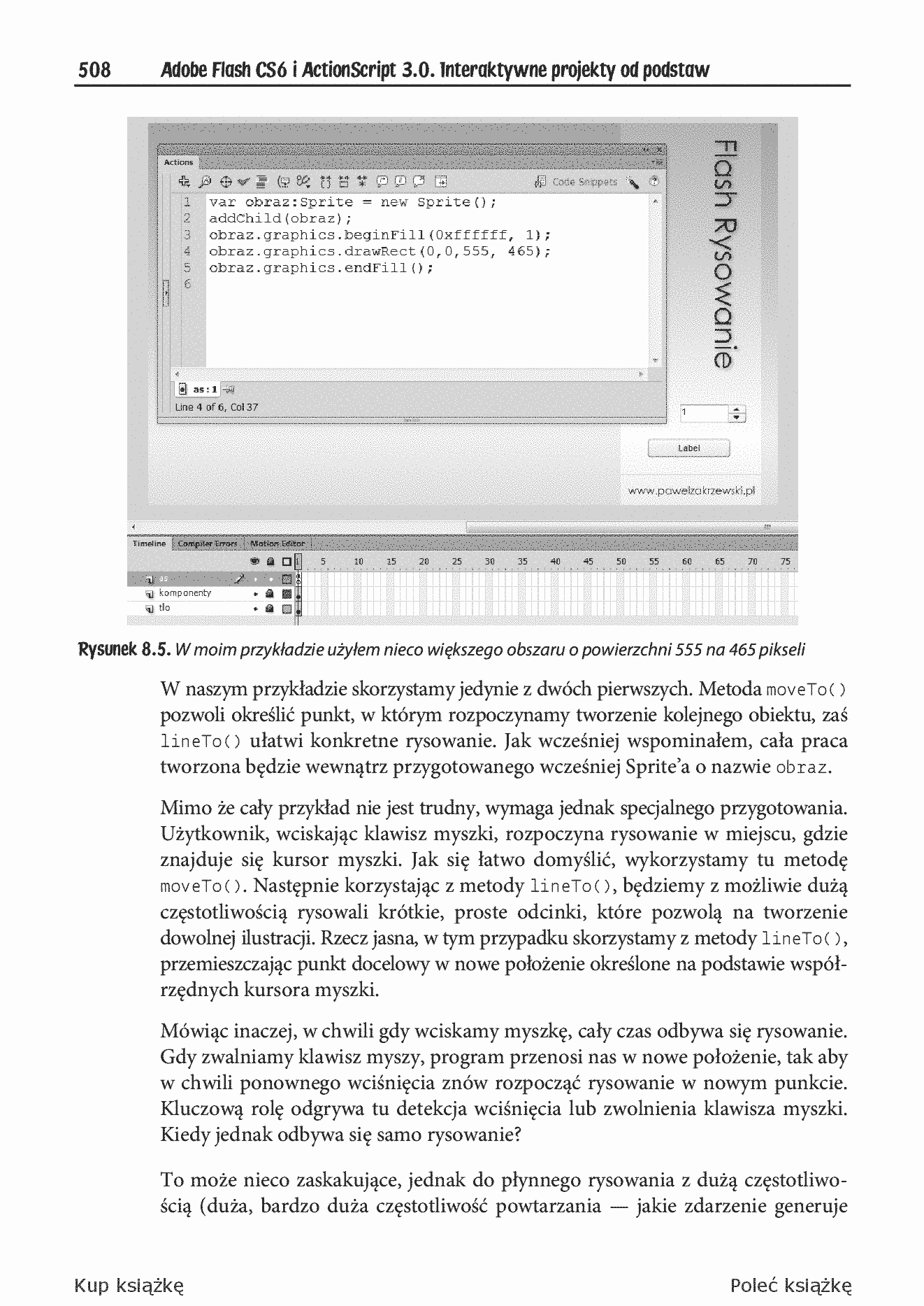 Fragment „Adobe Flash CS6 i ActionScript 3.0. Interaktywne projekty od podstaw” — strona 14 z 30